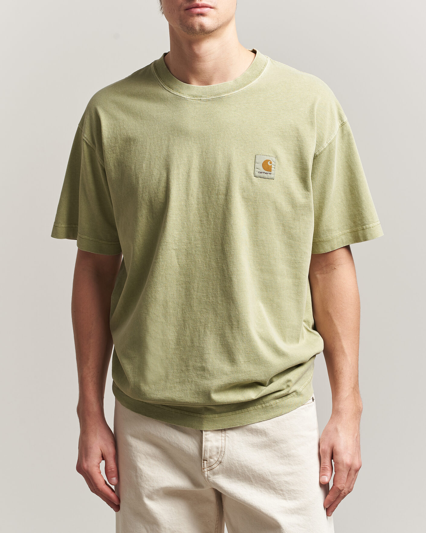 Hombres | Camisetas | Carhartt WIP | Nelson Cotton T-Shirt Gentle Green
