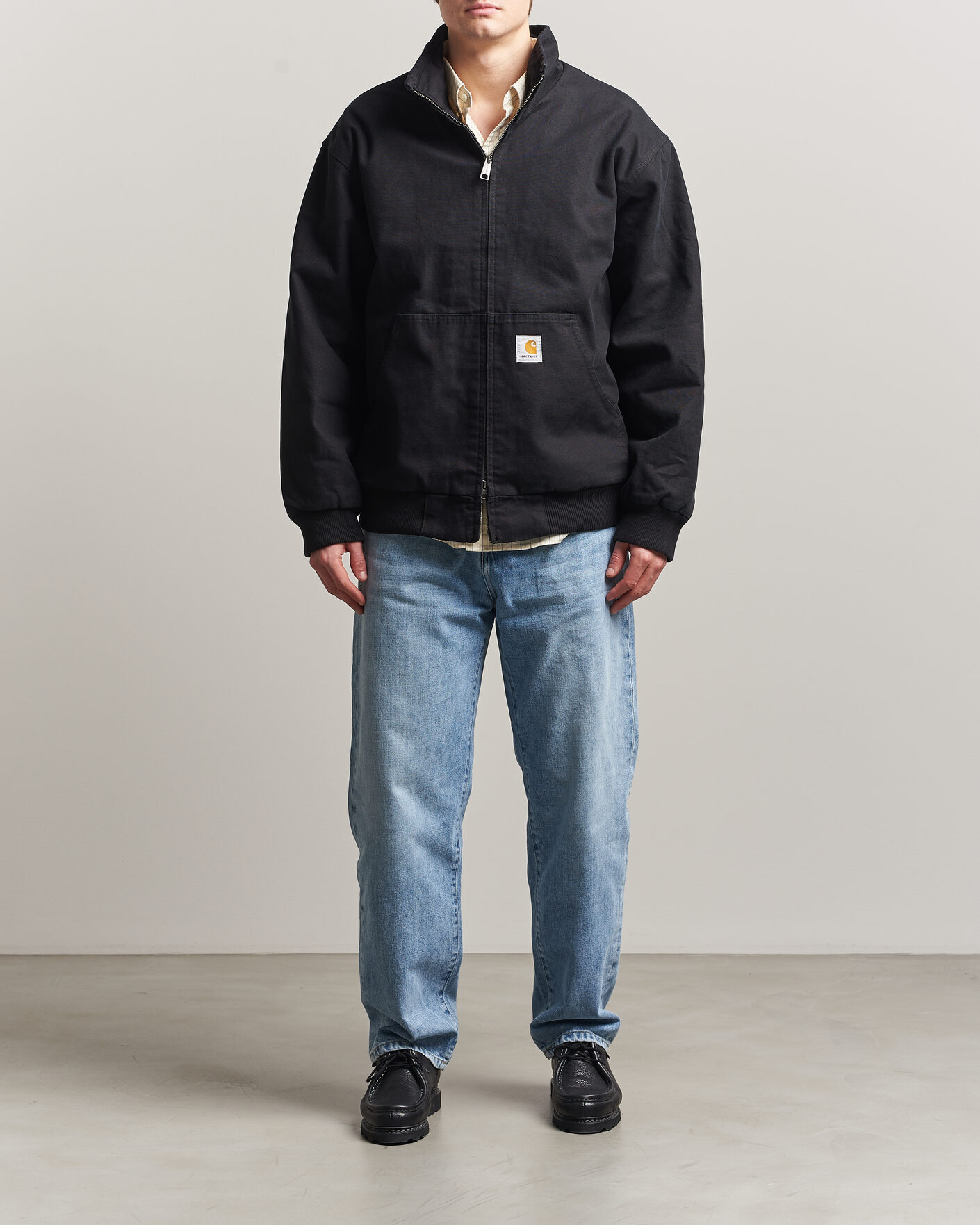 Hombres | Camisas | Carhartt WIP | Aaron Pant Smith Denim Burst Washed