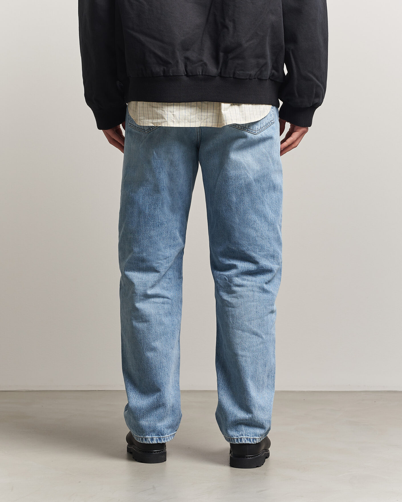 Hombres | Camisas | Carhartt WIP | Aaron Pant Smith Denim Burst Washed