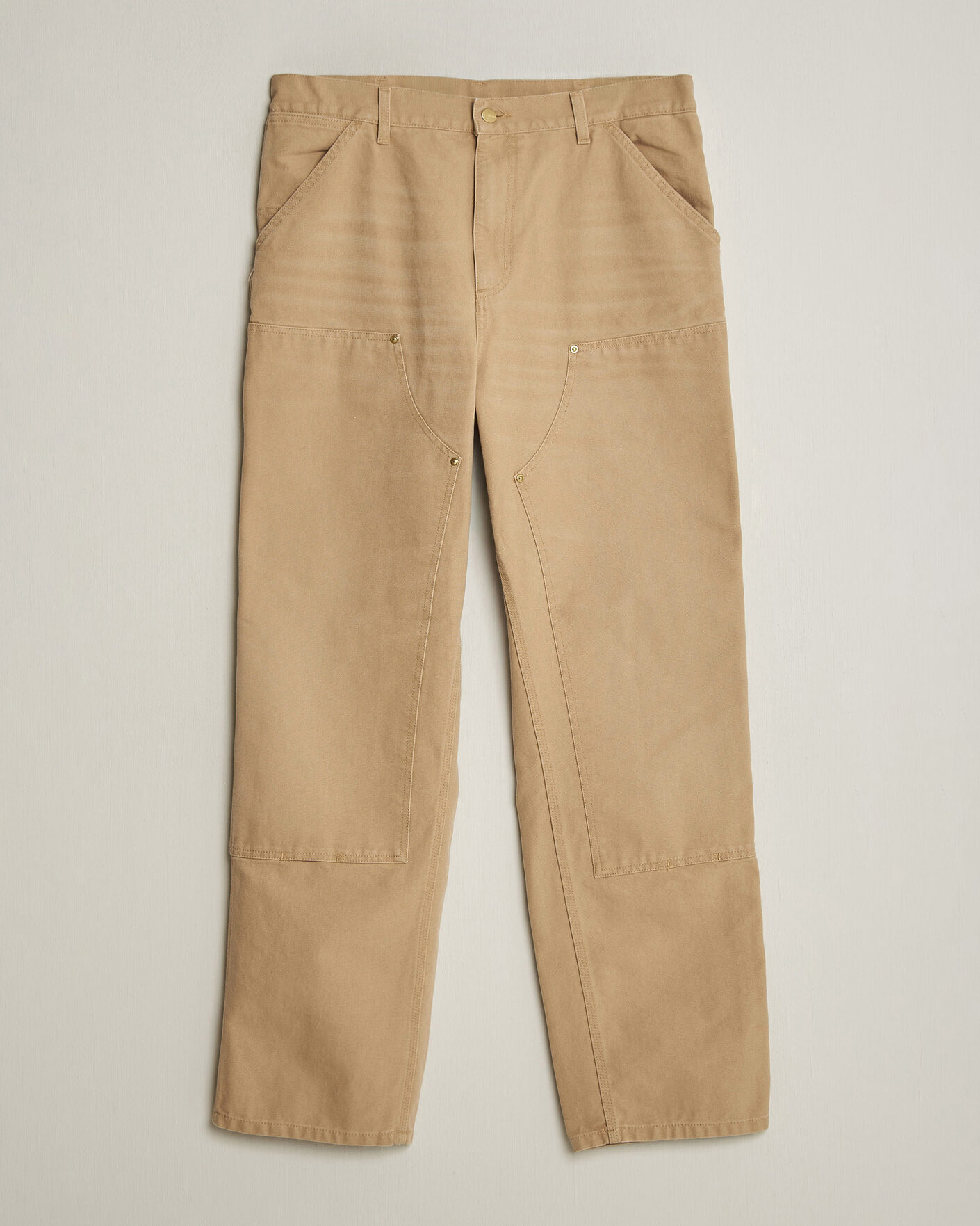 Hombres | Pantalones | Carhartt WIP | Double Knee Pants Dusty Age Brown