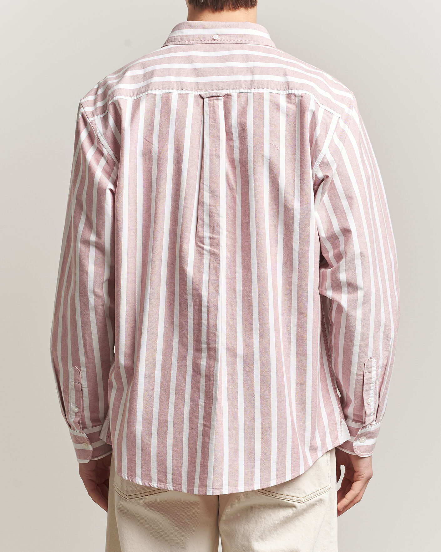 Hombres | Camisas | Carhartt WIP | Deven Striped Oxford Shirt Oxide Red