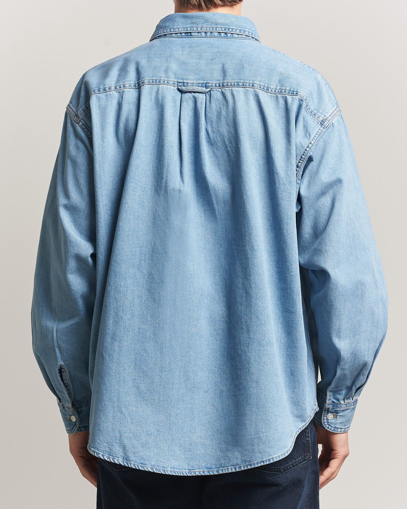 Hombres | Camisas | Carhartt WIP | Lucas Denim Shirt Blue Bleached