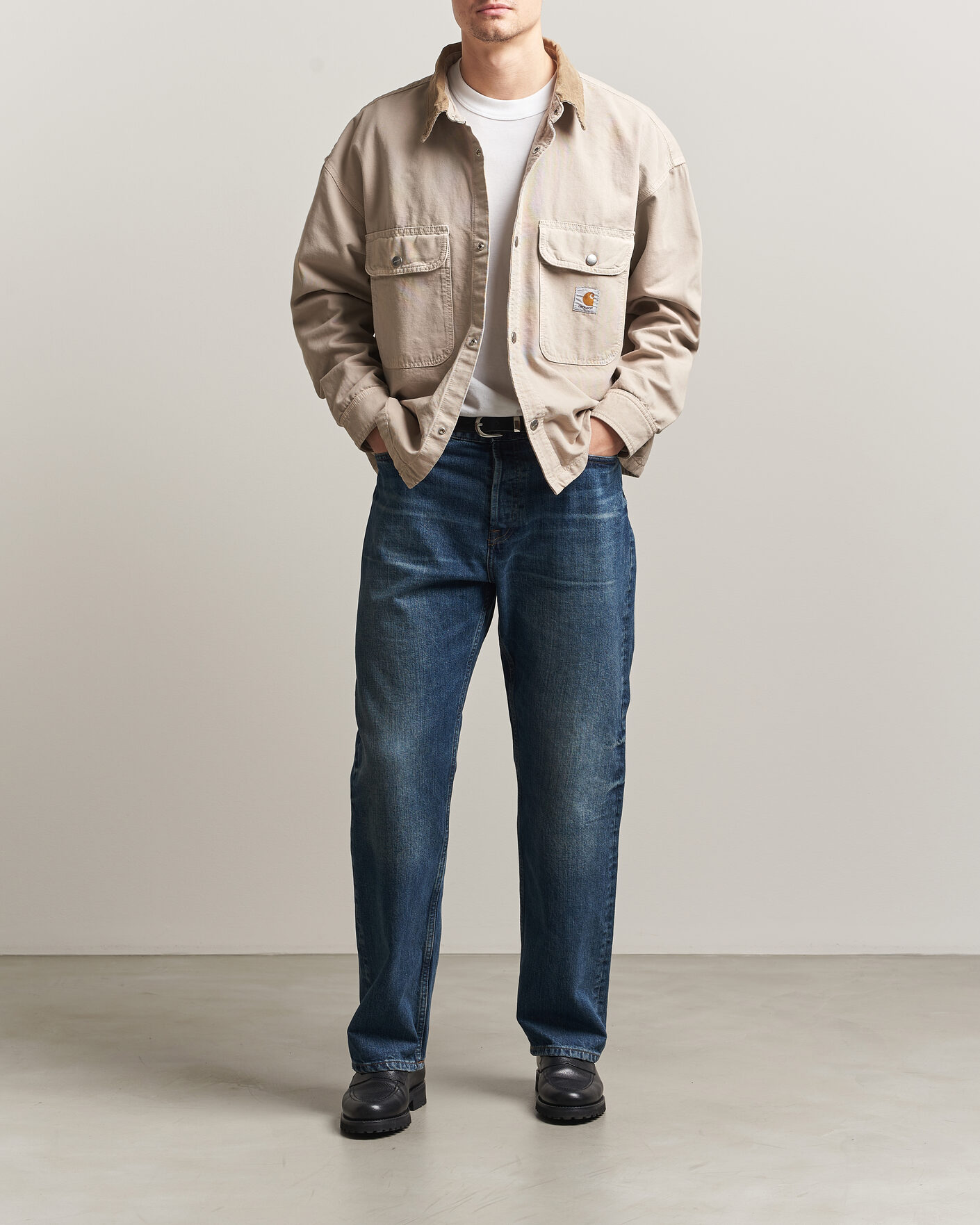 Hombres | Abrigos y chaquetas | Carhartt WIP | Prescott Shirt Jacket Beige