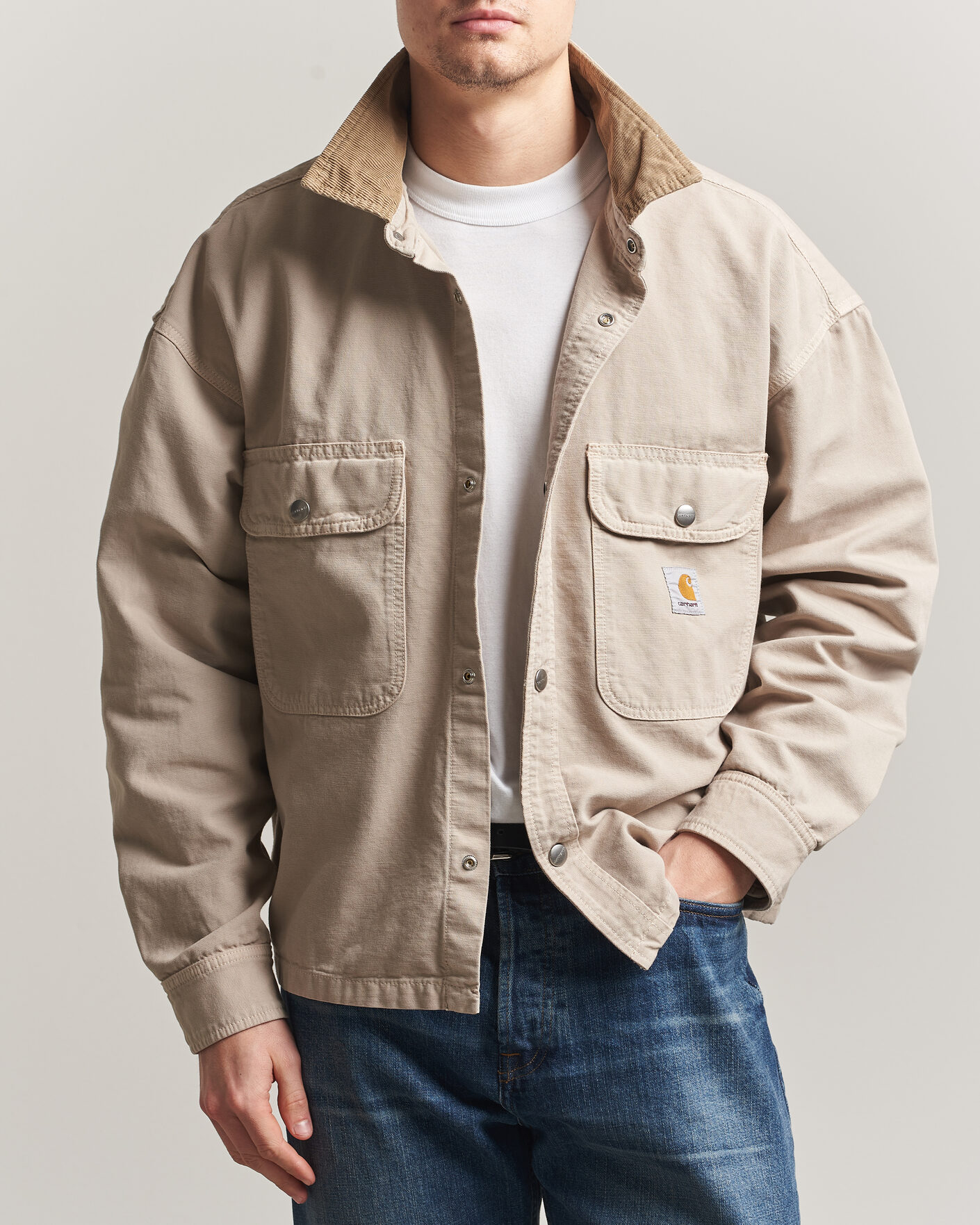 Hombres | Abrigos y chaquetas | Carhartt WIP | Prescott Shirt Jacket Beige