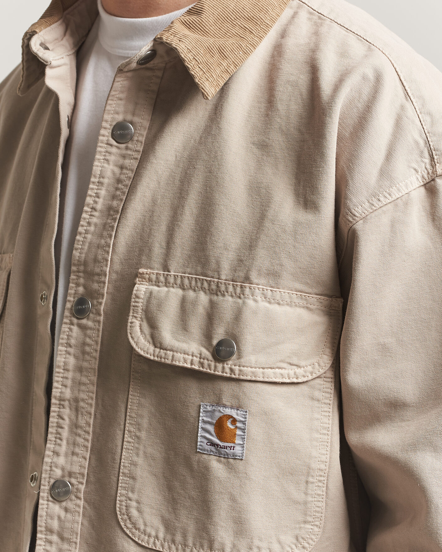 Hombres | Abrigos y chaquetas | Carhartt WIP | Prescott Shirt Jacket Beige