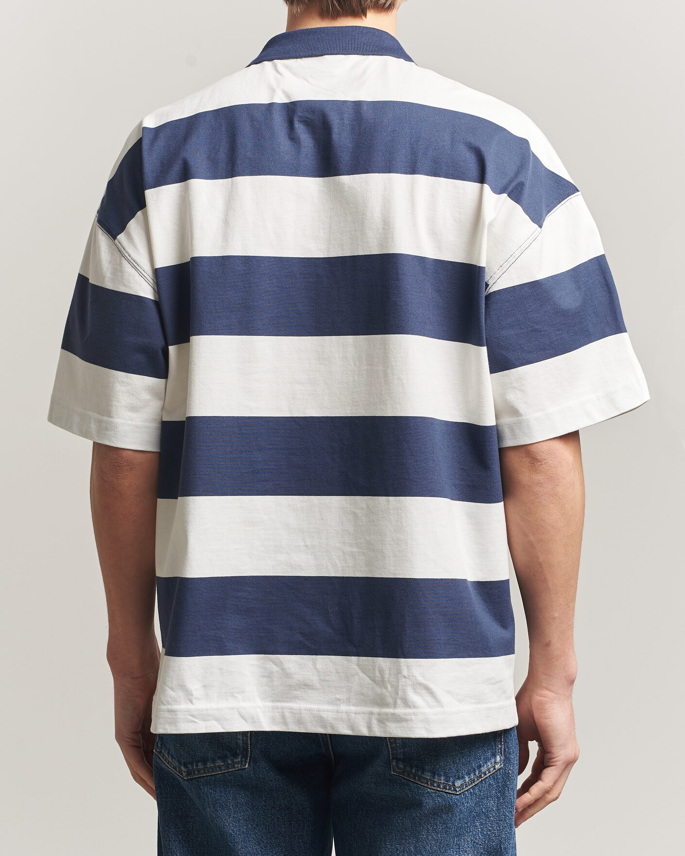Hombres | Polos | Carhartt WIP | Delrey Polo Blue Stripe
