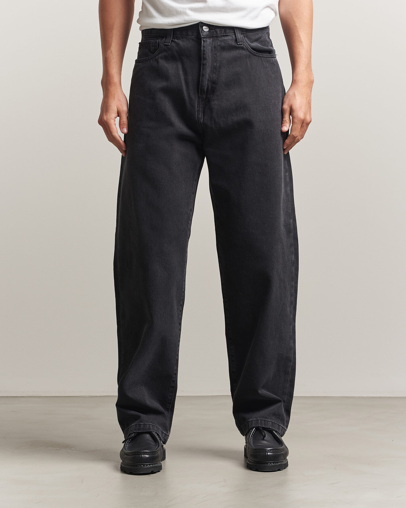Hombres | Vaqueros | Carhartt WIP | Landon Pant Robertson Denim Black Stone Washed