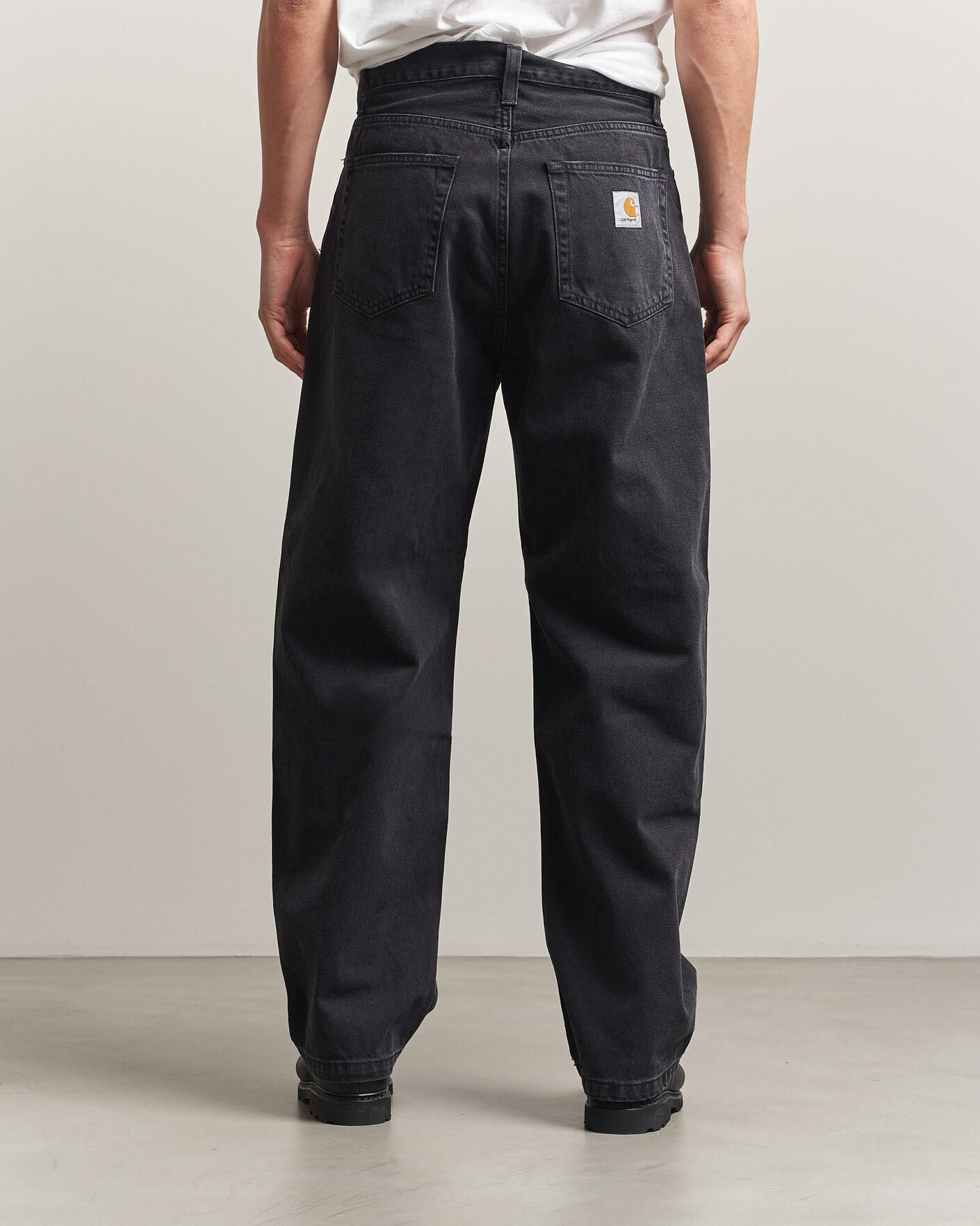 Hombres | Pantalones | Carhartt WIP | Landon Pant Robertson Denim Black Stone Washed