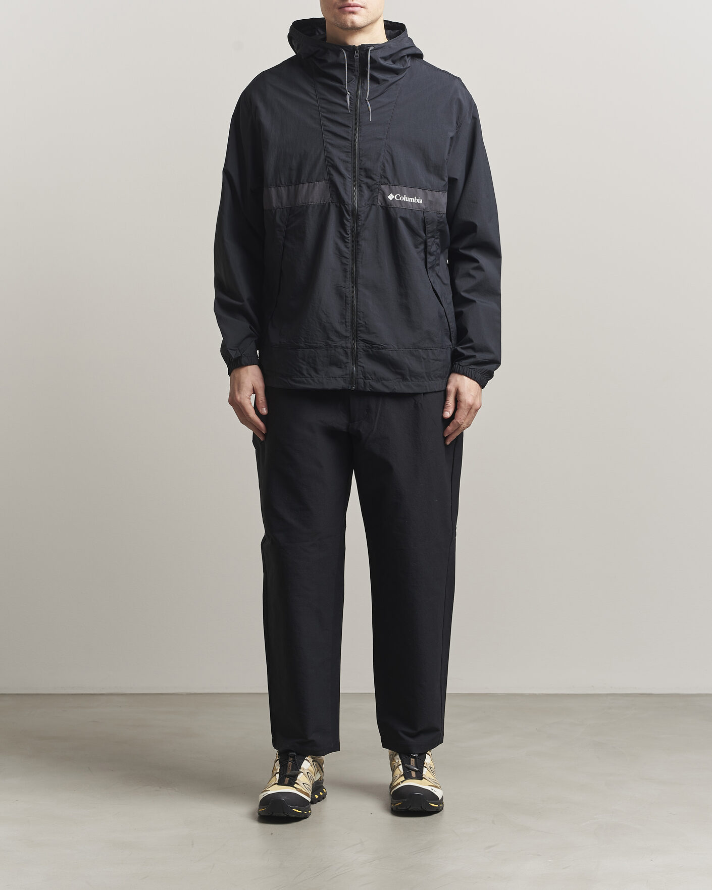 Hombres | Abrigos y chaquetas | Columbia | Spire Valley Hooded Windbreaker Black