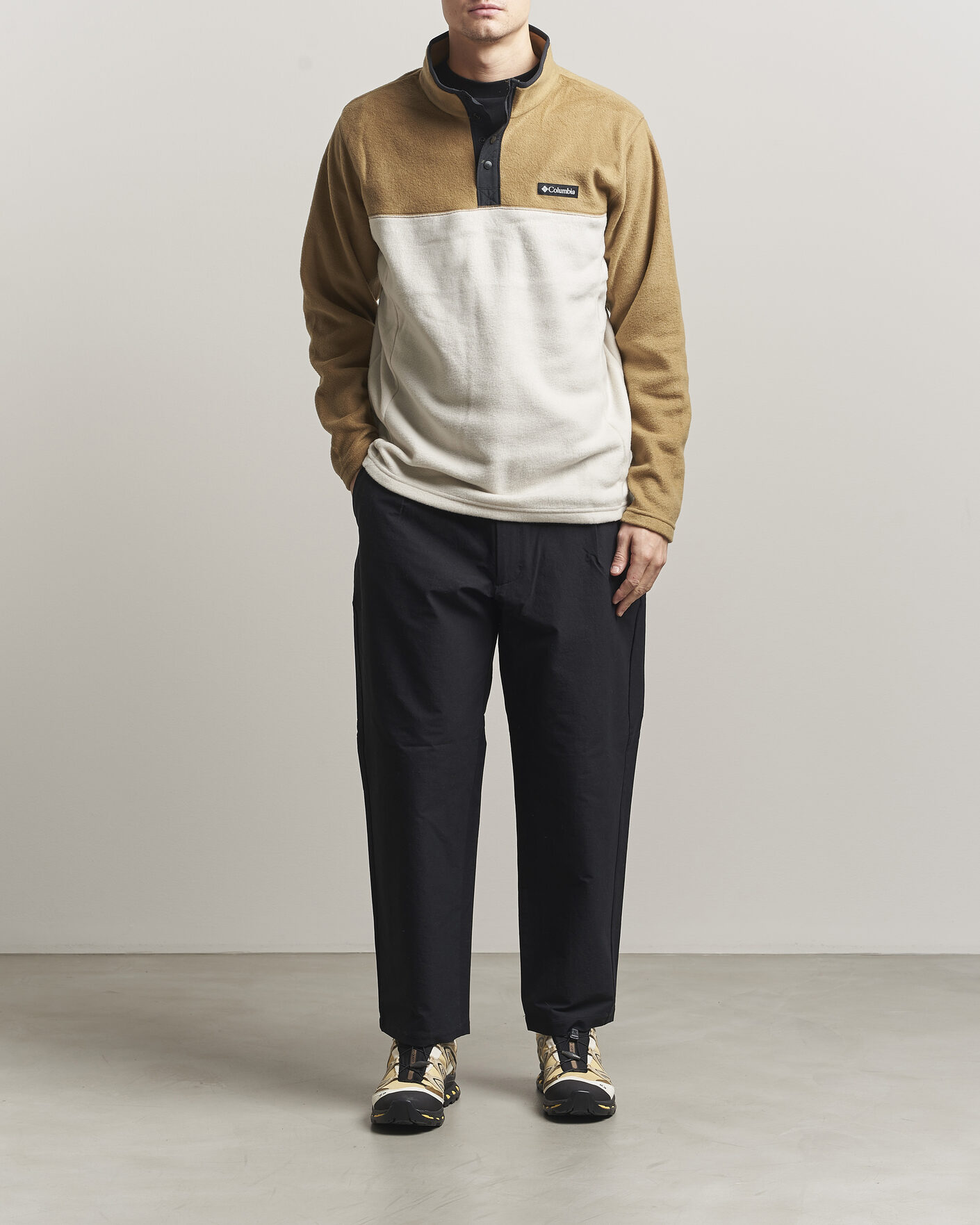 Hombres | Jerséis y prendas de punto | Columbia | Steens Mountain Half Zip 2.0 Fleece Dark Stone/Delta