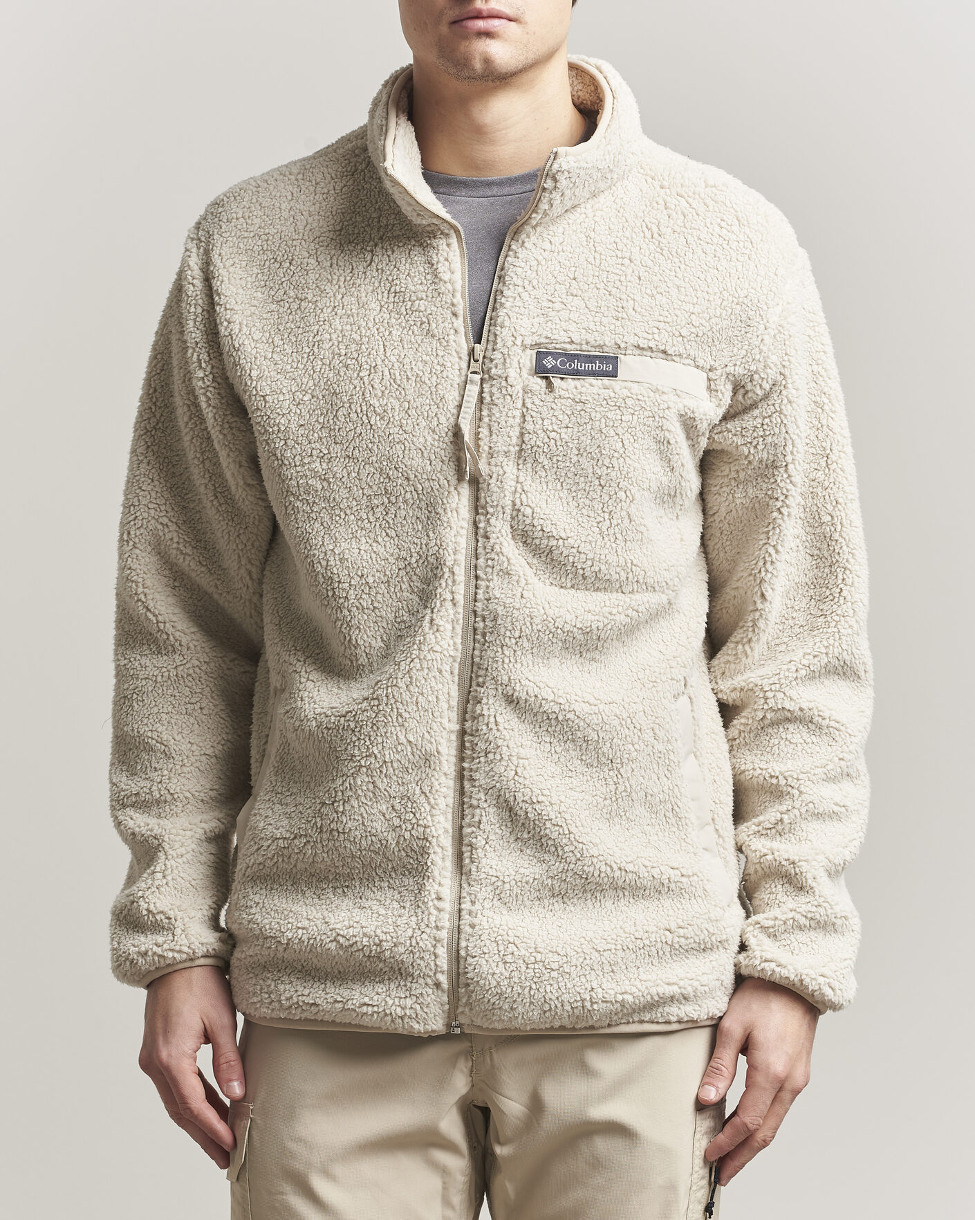 Hombres | Jerséis y prendas de punto | Columbia | Rugged Ridge High Pile Full Zip Dark Stone