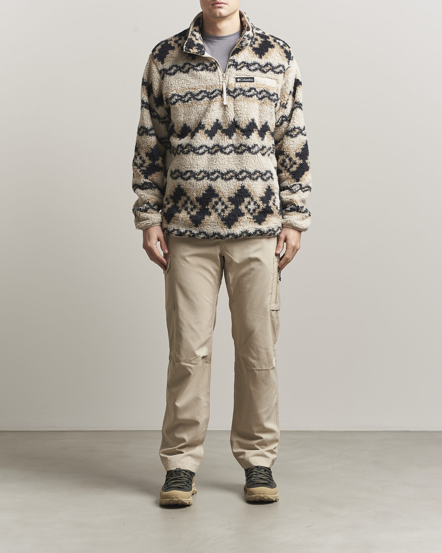 Hombres | Jerséis y prendas de punto | Columbia | Rugged Ridge High Pile Half Zip Dark Stone Knitknot