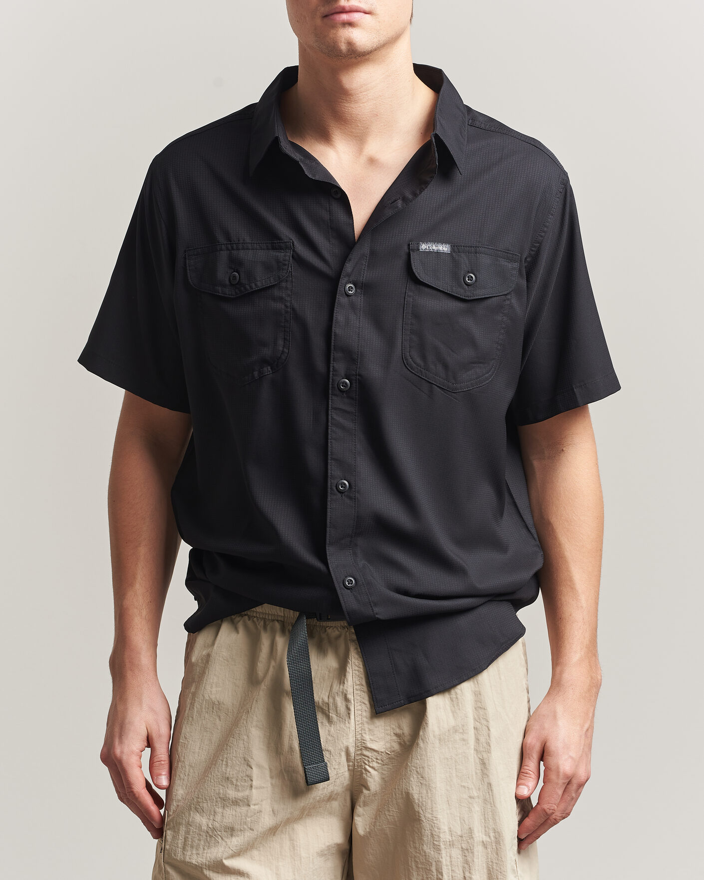 Hombres | Camisas | Columbia | Utilizer II Short Sleeve Ripstop Shirt Black