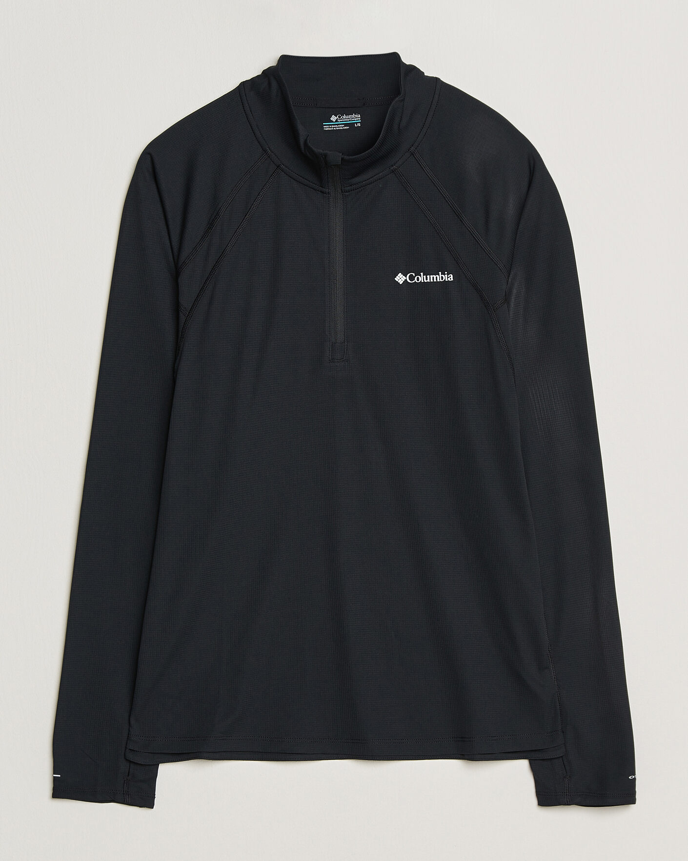 Hombres | Camisetas | Columbia | Stealth Spring Half-Zip T-Shirt Black
