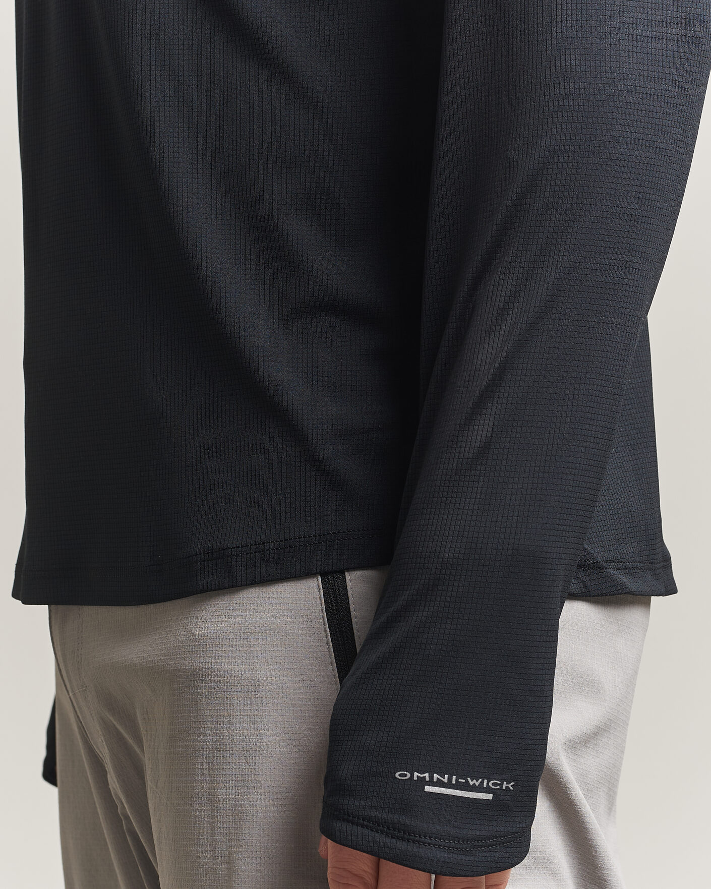 Hombres | Camisetas | Columbia | Stealth Spring Half-Zip T-Shirt Black