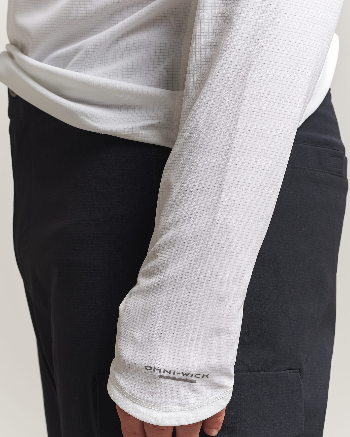 Hombres | Camisetas | Columbia | Stealth Spring Half-Zip T-Shirt White