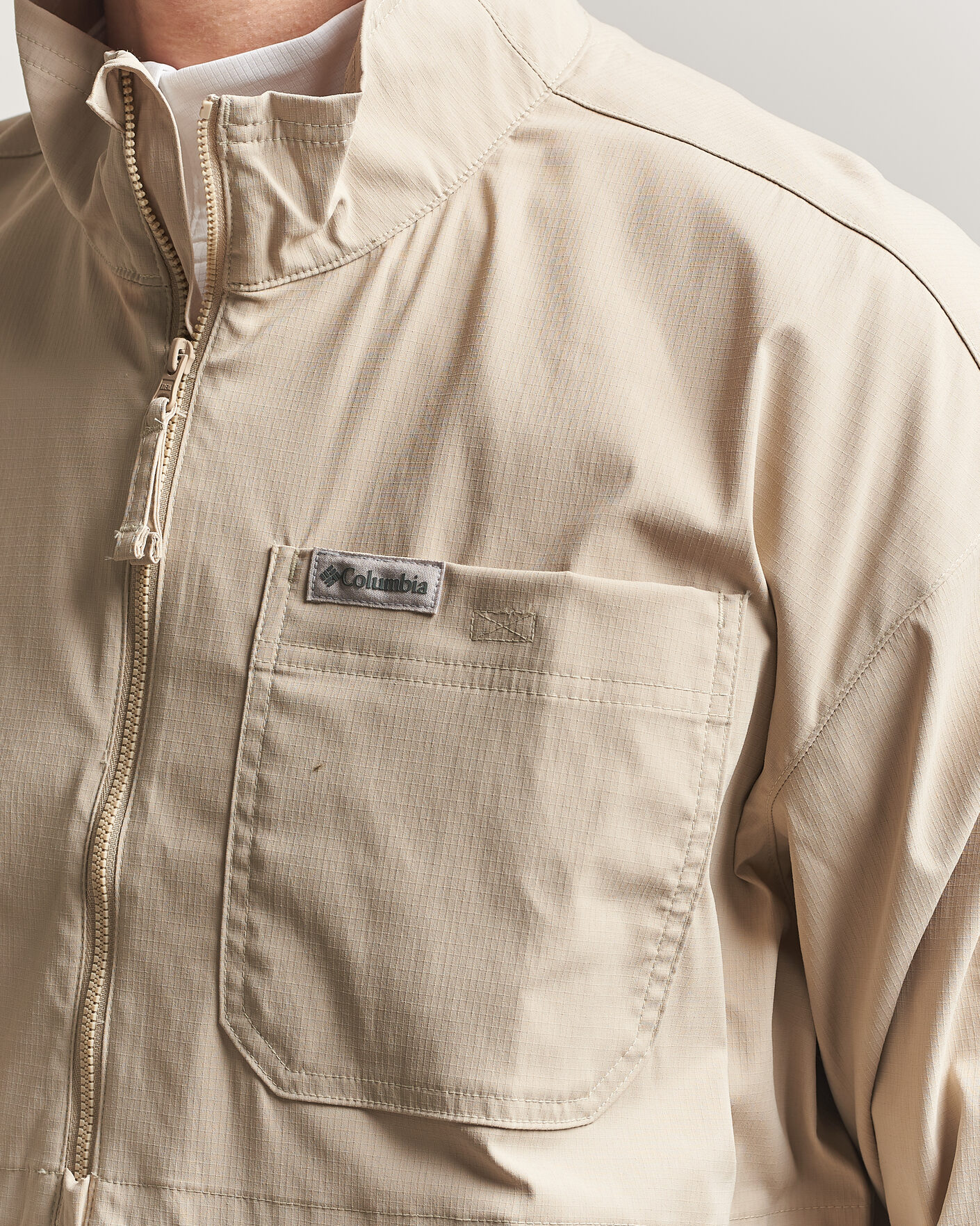 Hombres | Abrigos y chaquetas | Columbia | Landroamer Half-Zip Overshirt Ancient Fossil