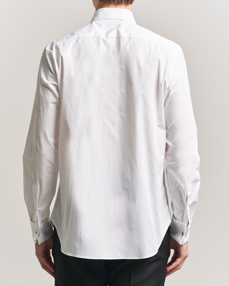 Hombres | Camisas | Canali | Classic Black Studs Tuxedo Shirt White