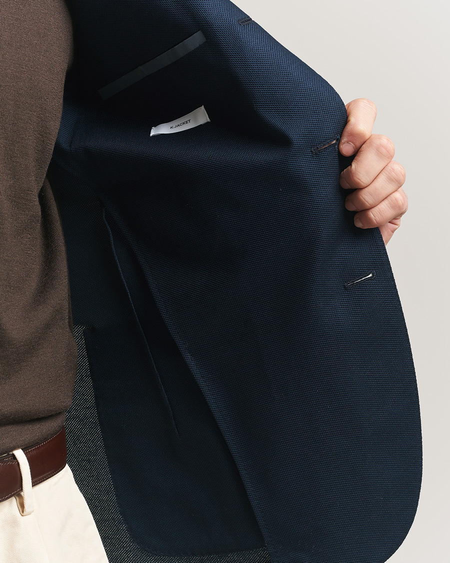 Hombres | Blazers | Boglioli | K Jacket Jersey Blazer Navy