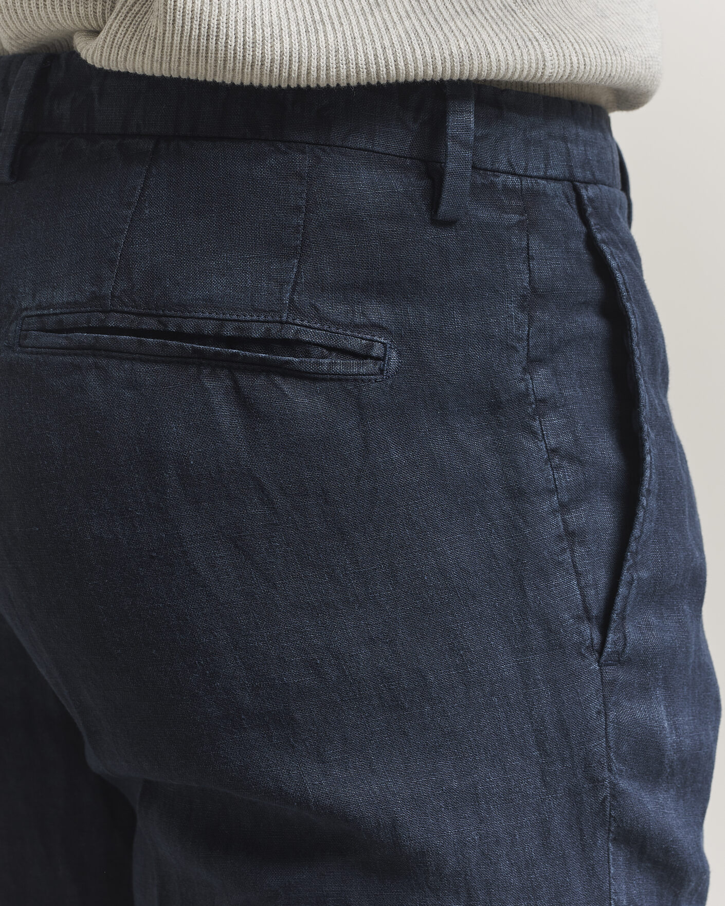 Hombres | Trajes | Boglioli | K Jacket Linen Suit Navy