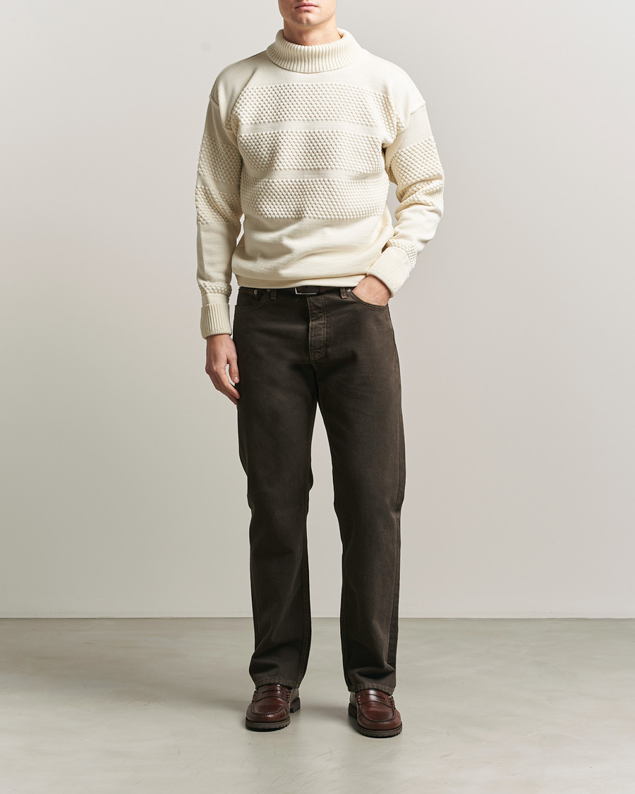 Hombres | Jerséis y prendas de punto | S.N.S. Herning | Fisherman Sweater Natural White