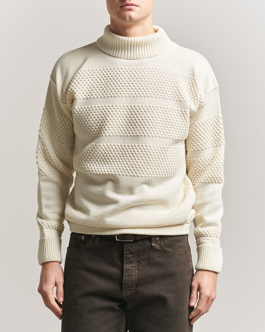 Hombres | Jerséis y prendas de punto | S.N.S. Herning | Fisherman Sweater Natural White
