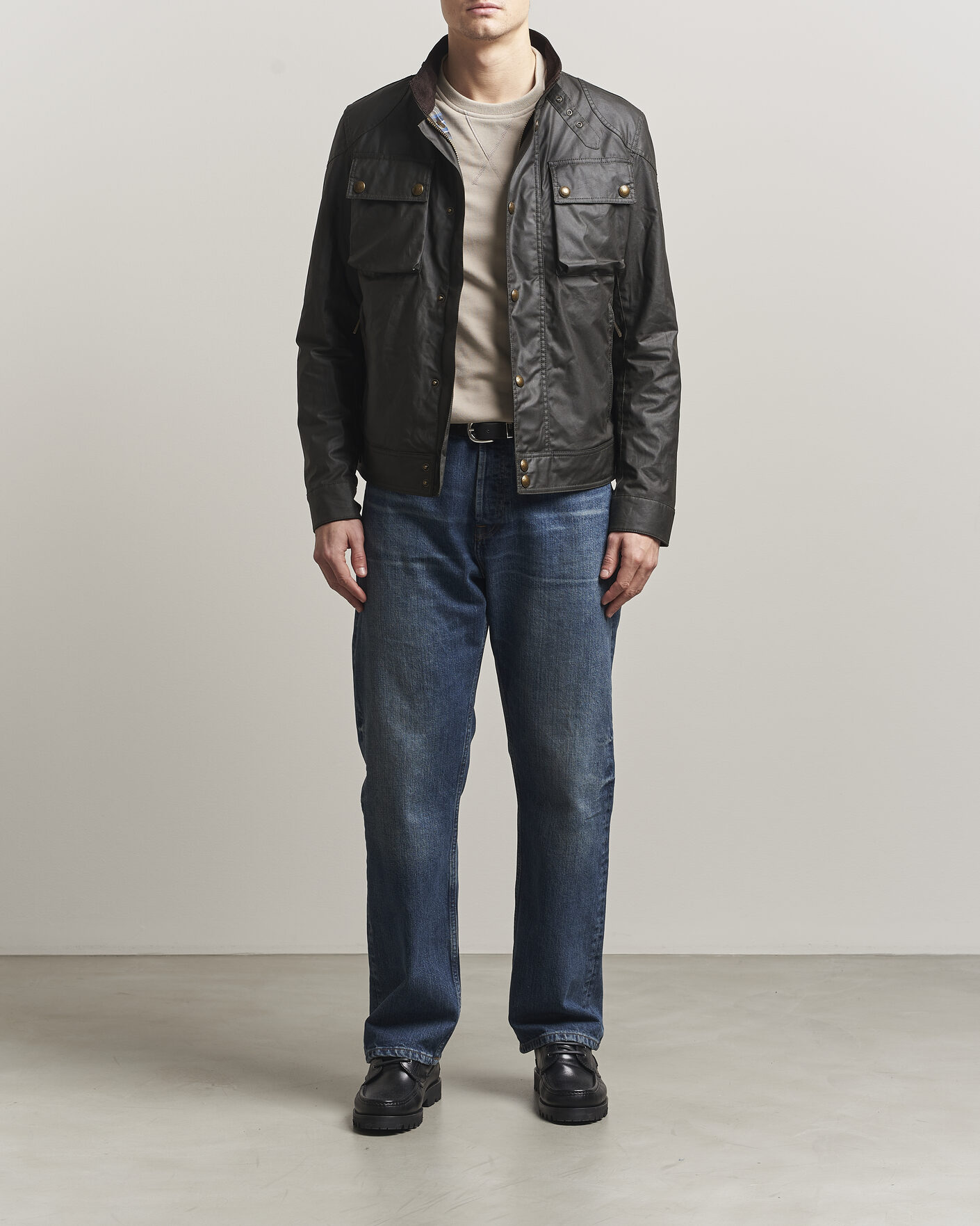 Hombres | Abrigos y chaquetas | Belstaff | Racemaster Waxed Jacket Faded Olive