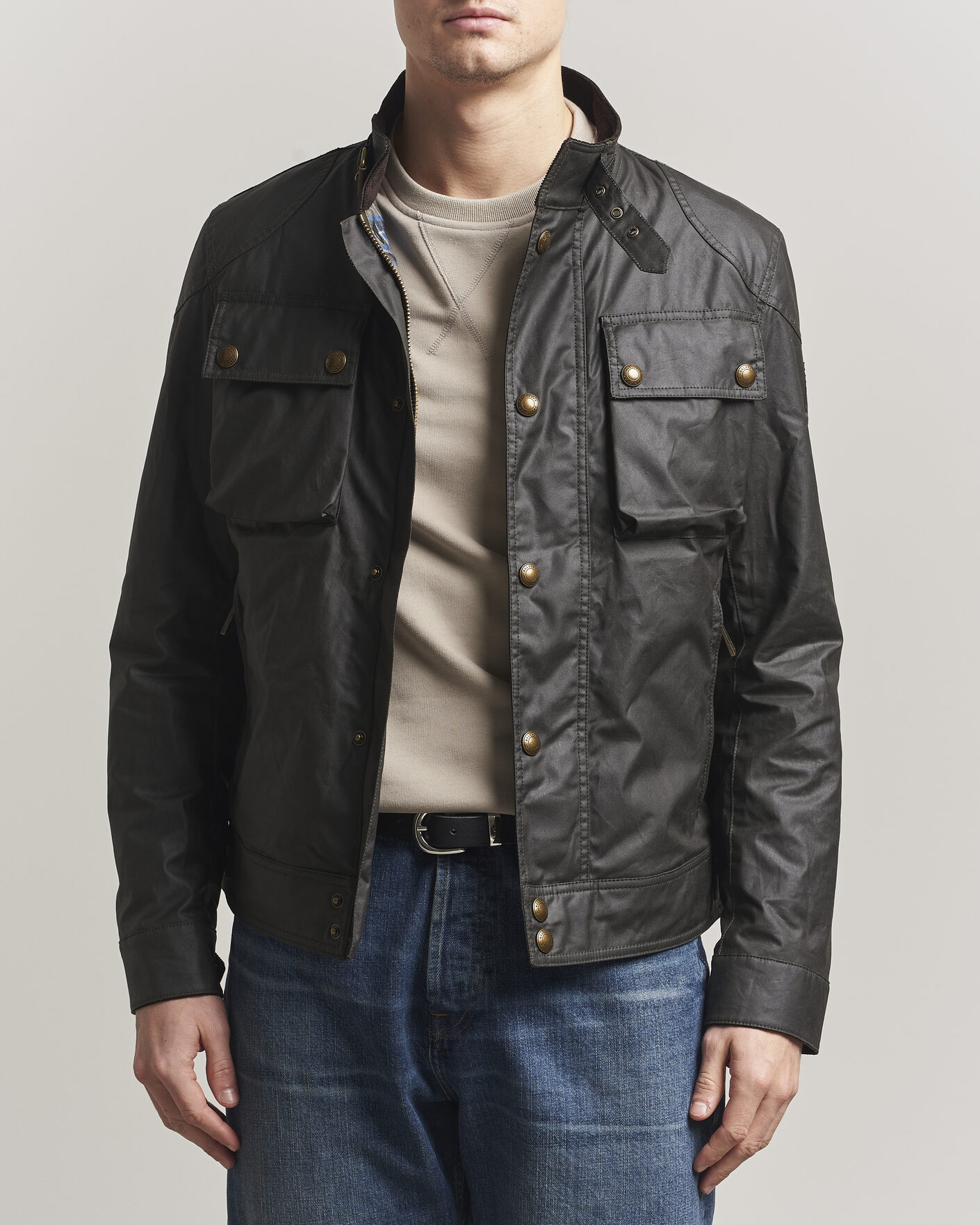 Hombres | Abrigos y chaquetas | Belstaff | Racemaster Waxed Jacket Faded Olive