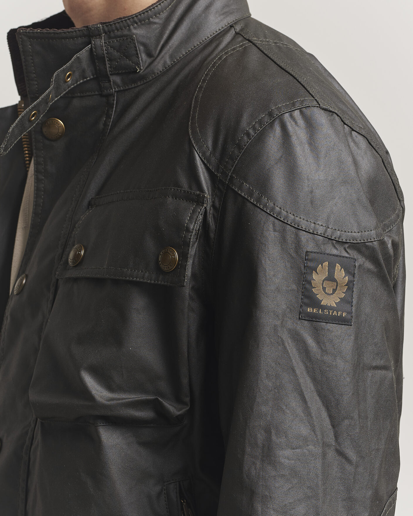 Hombres | Abrigos y chaquetas | Belstaff | Racemaster Waxed Jacket Faded Olive