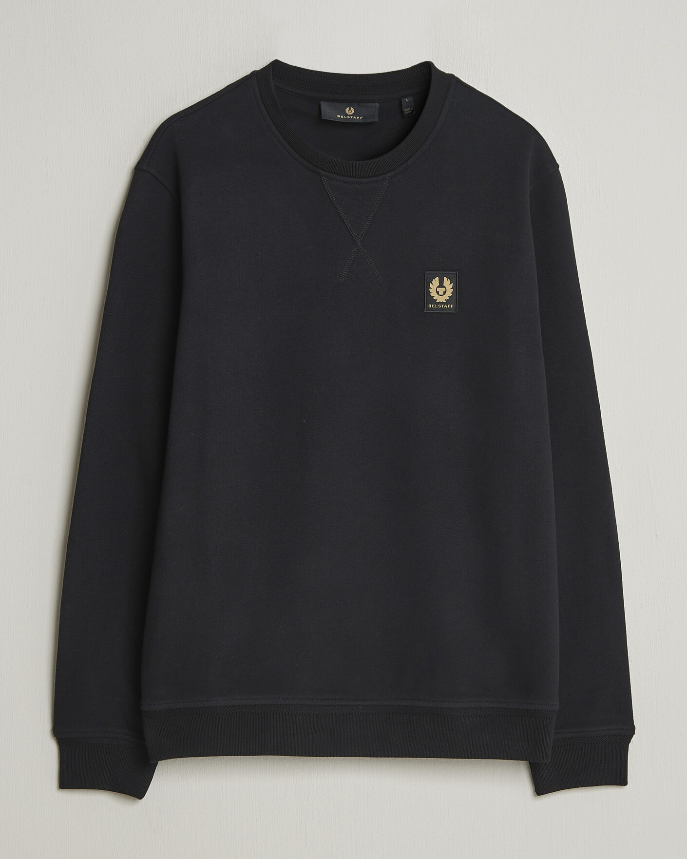Hombres | Jerséis y prendas de punto | Belstaff | Signature Crew Neck Sweatshirt Black