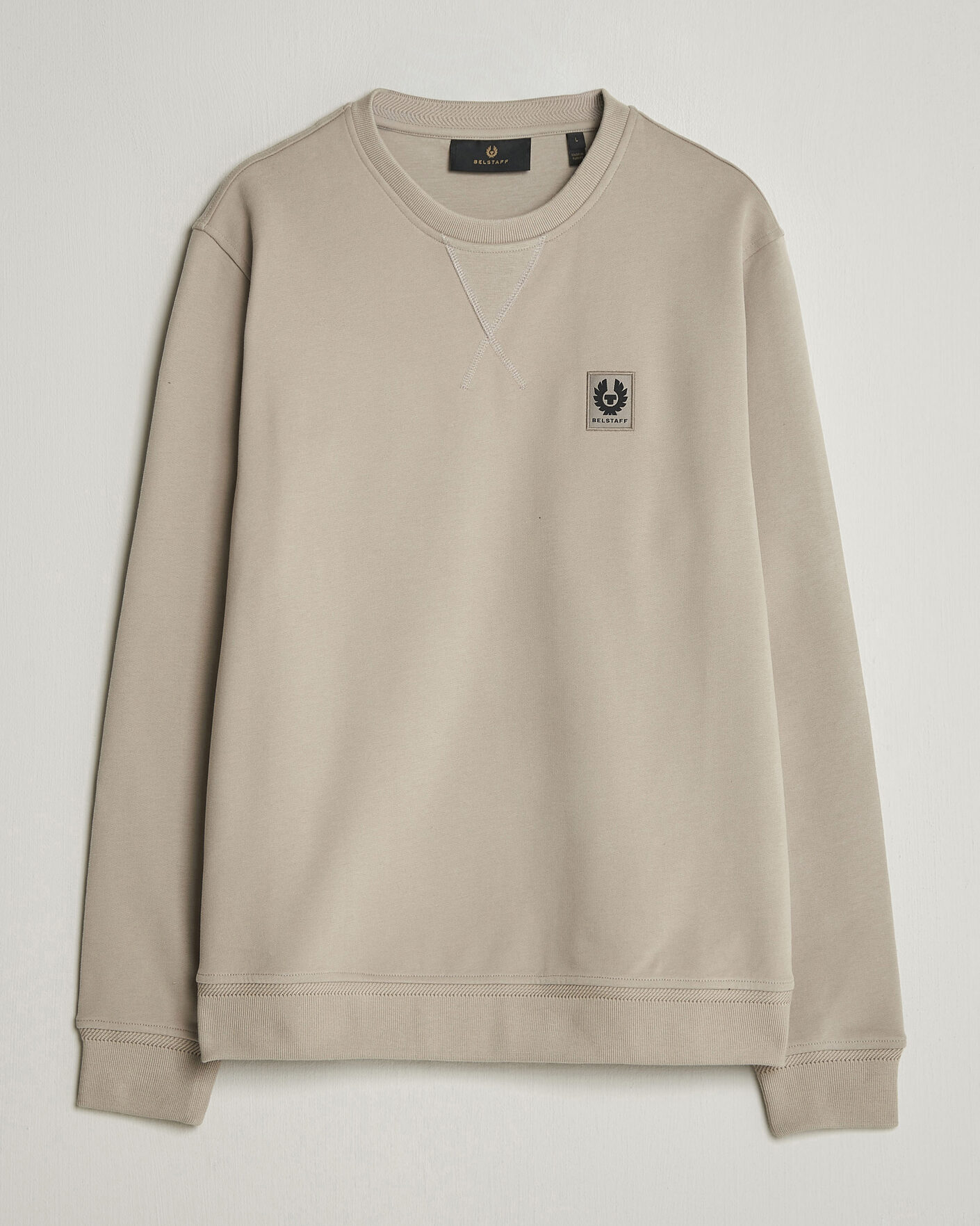 Hombres | Jerséis y prendas de punto | Belstaff | Signature Crew Neck Sweatshirt Dark Sand
