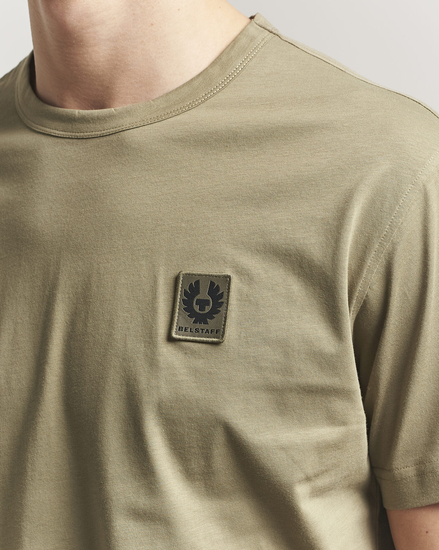 Hombres | Camisetas | Belstaff | Signature Crew Neck T-Shirt Fatigue Green