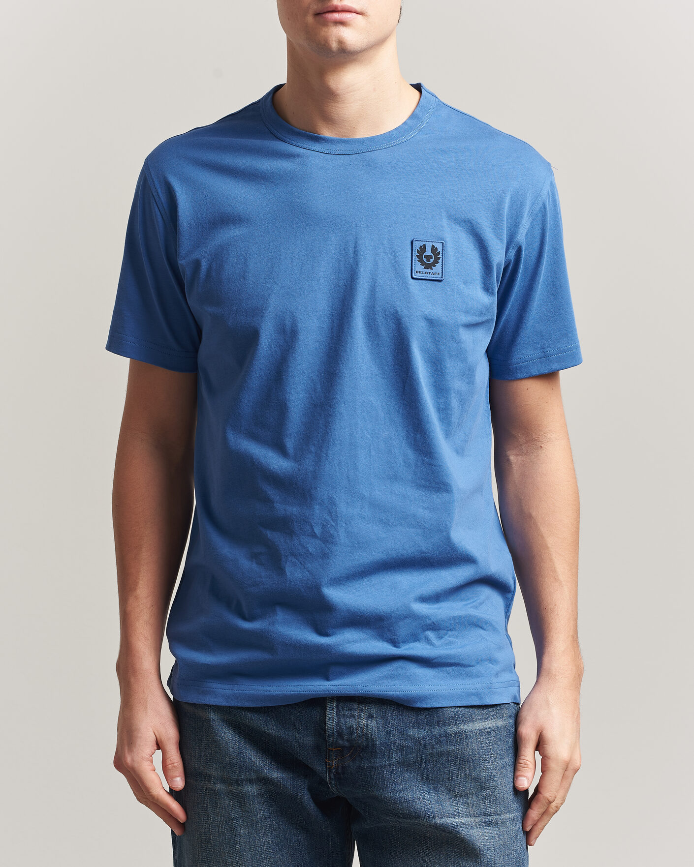 Hombres | Camisetas | Belstaff | Signature Crew Neck T-Shirt Marine Blue