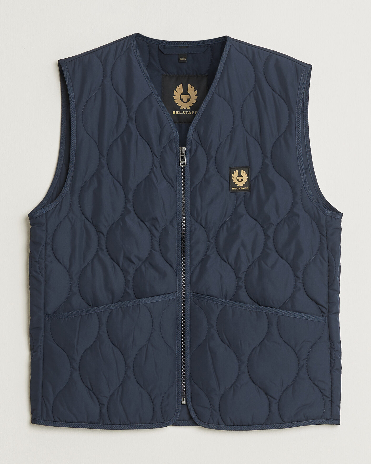 Hombres | Chalecos | Belstaff | Base Gilet Dark Ink