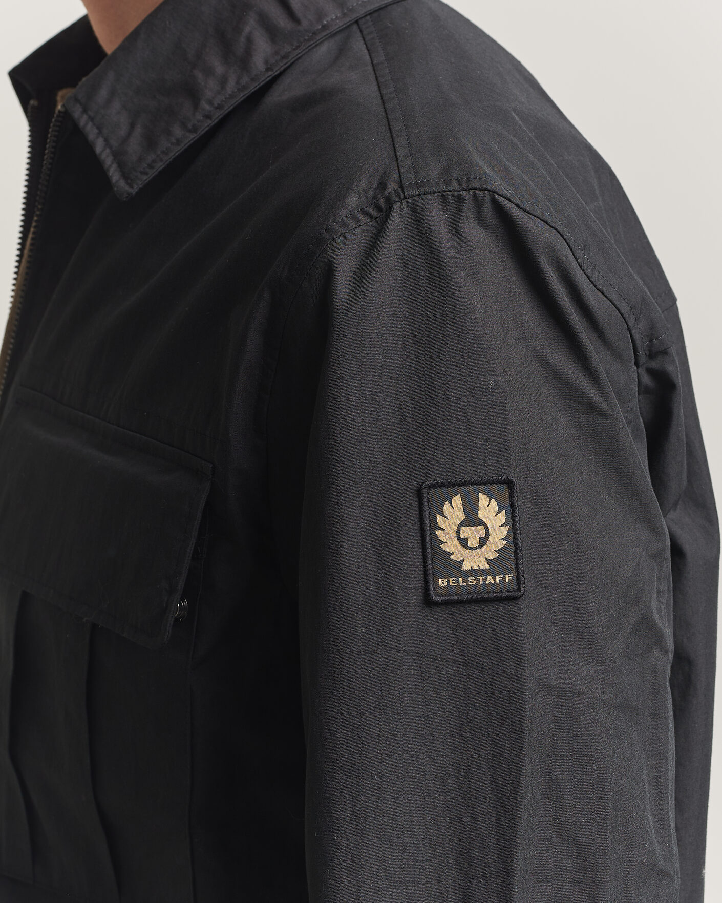 Hombres | Camisas | Belstaff | Cargo Overshirt Black