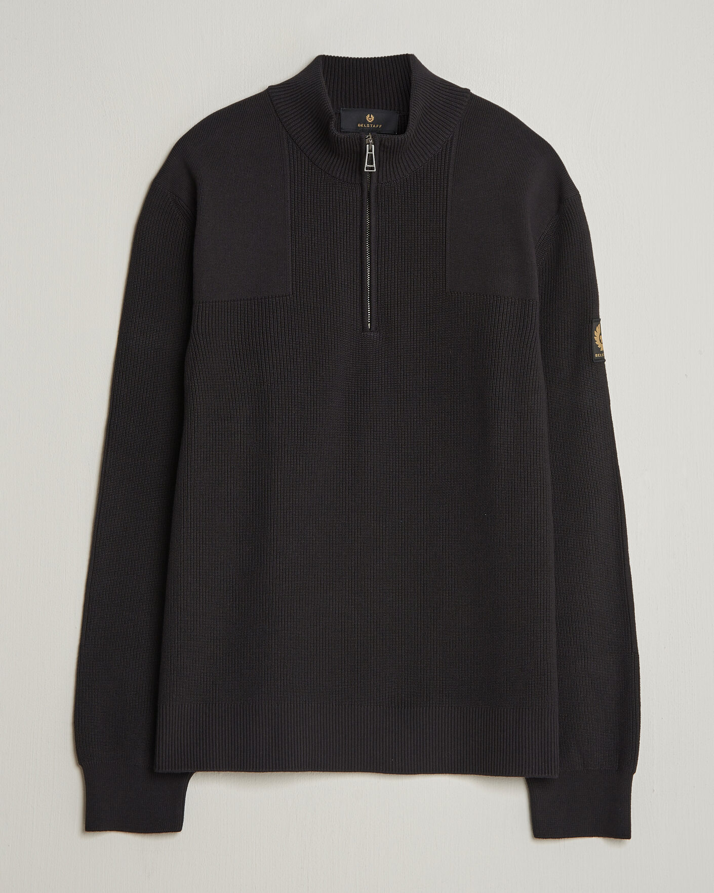 Hombres | Jerséis y prendas de punto | Belstaff | Commander Half Zip Black