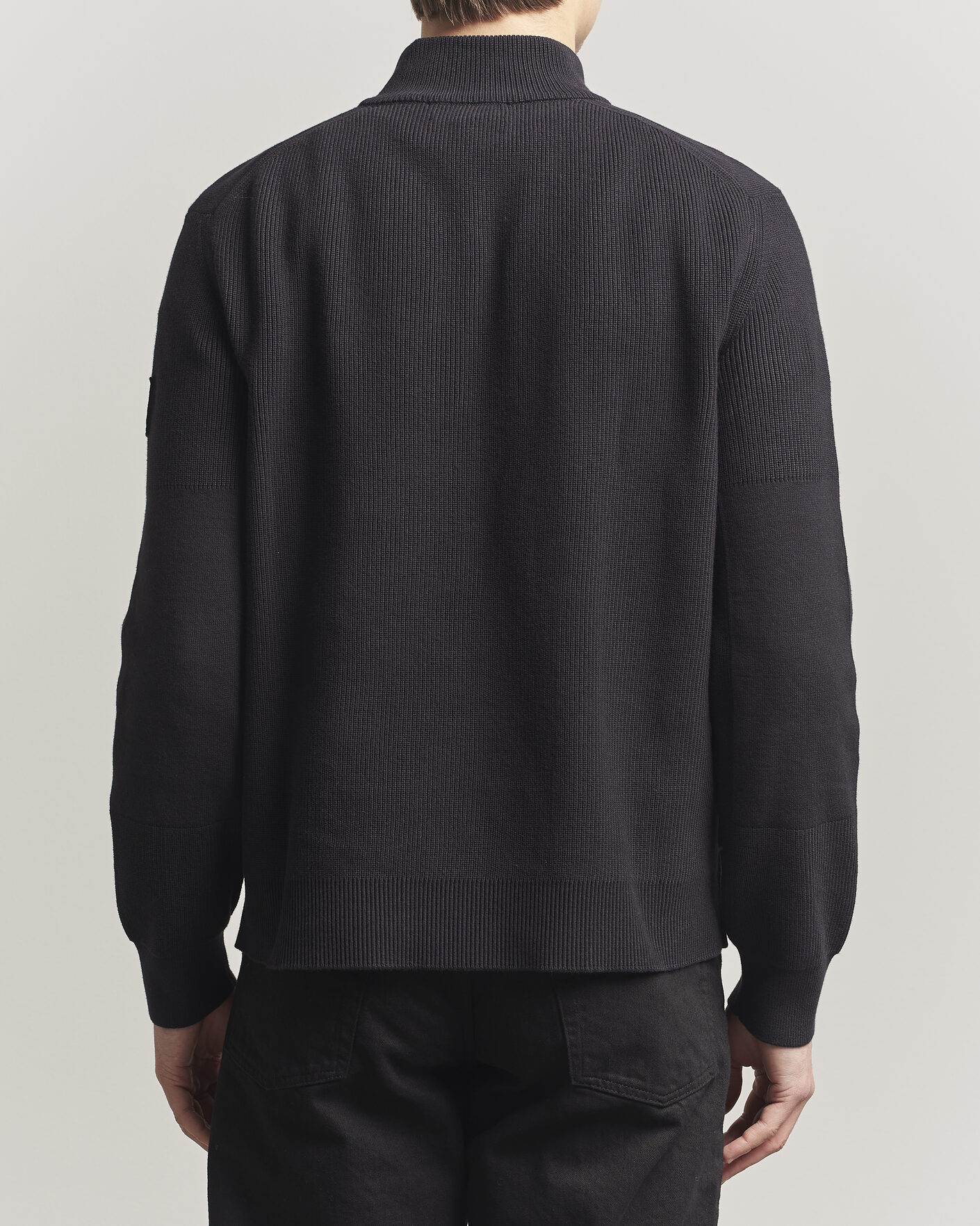 Hombres | Jerséis y prendas de punto | Belstaff | Commander Half Zip Black