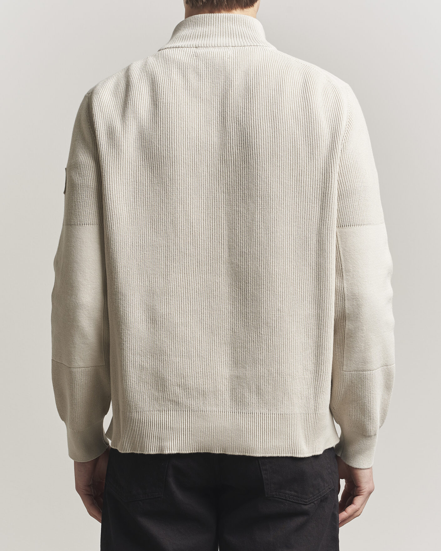Hombres | Jerséis y prendas de punto | Belstaff | Commander Half Zip Silver Birch