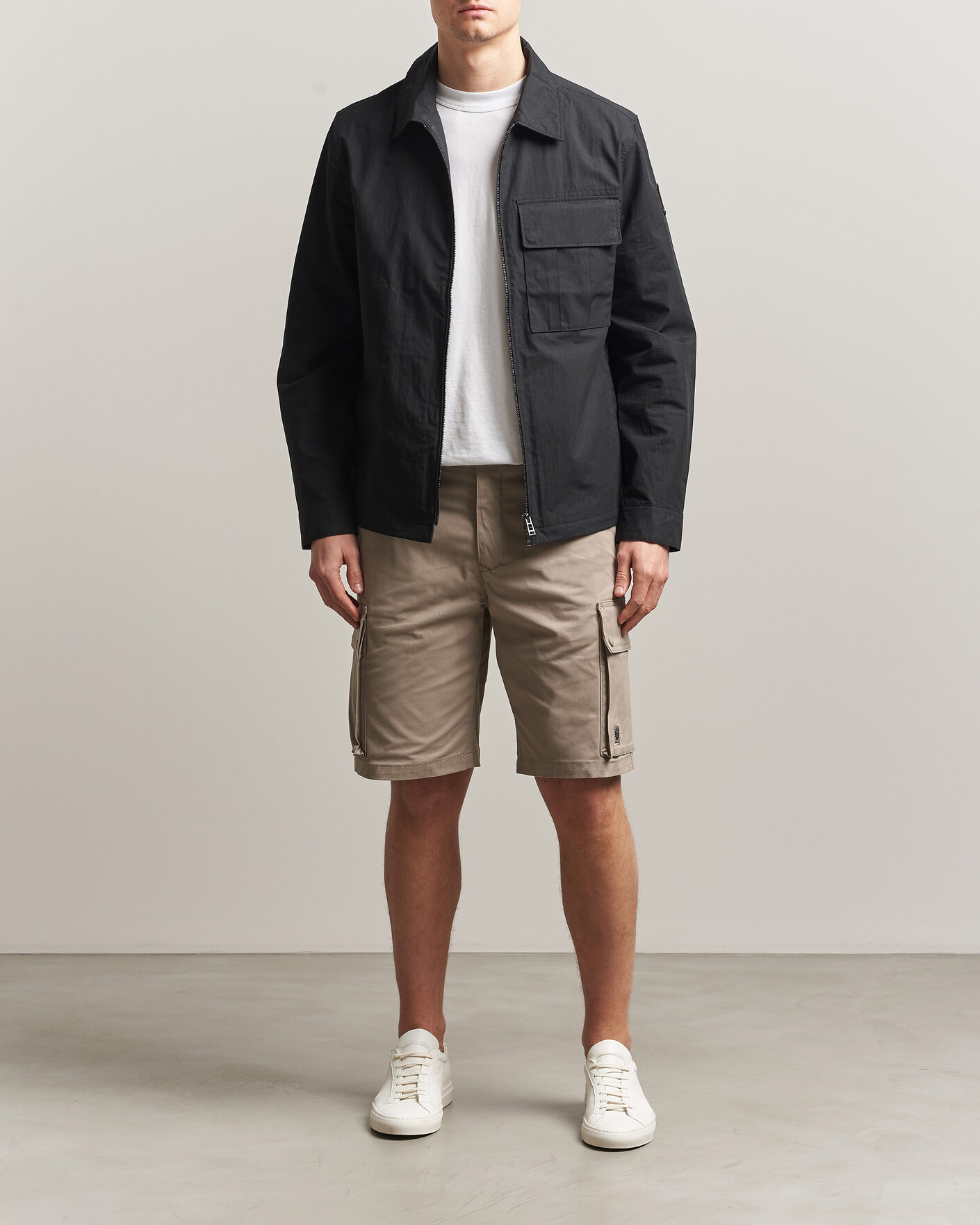 Hombres | Pantalones cortos | Belstaff | Route Cargo Shorts Dark Sand