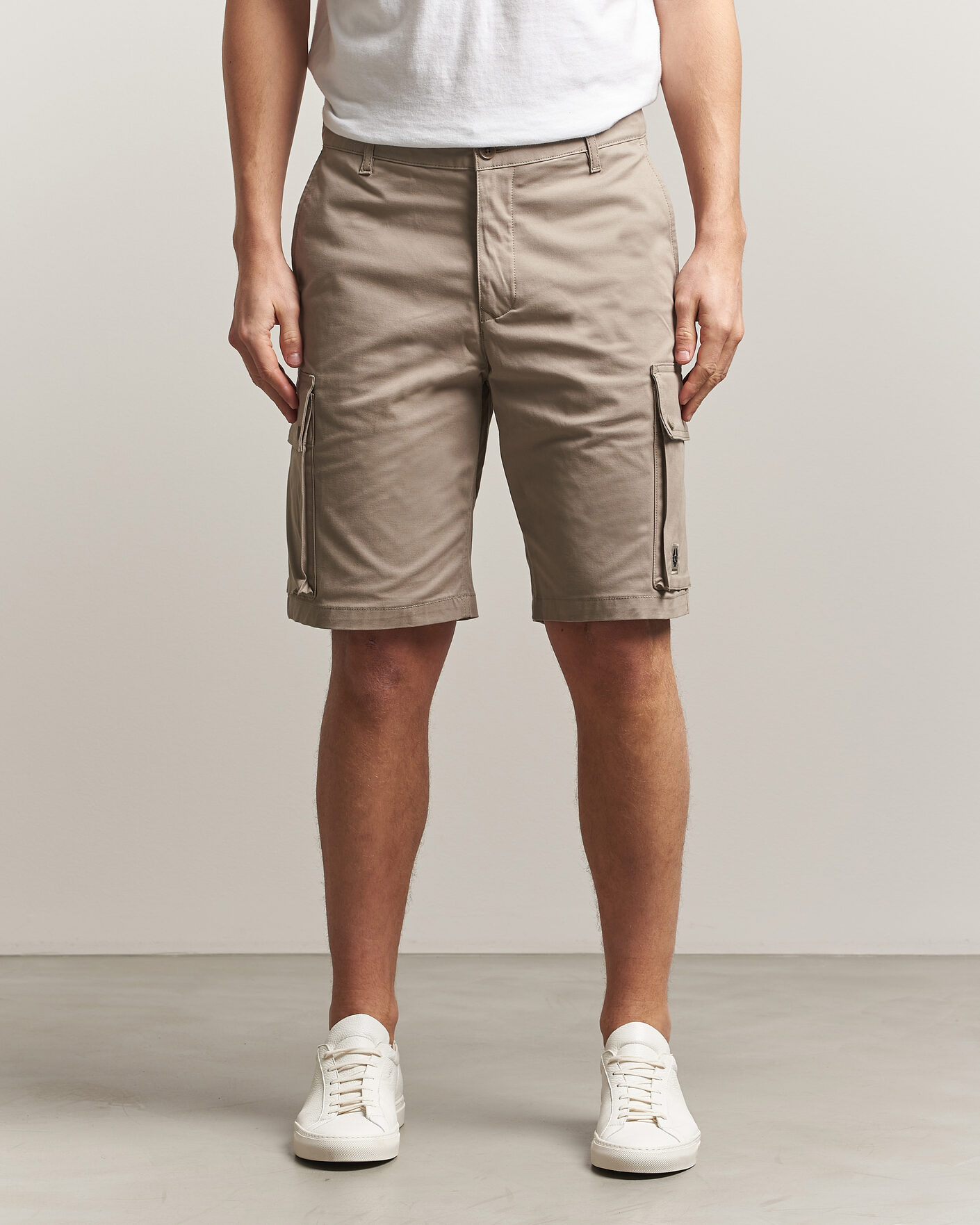 Hombres | Pantalones cortos | Belstaff | Route Cargo Shorts Dark Sand
