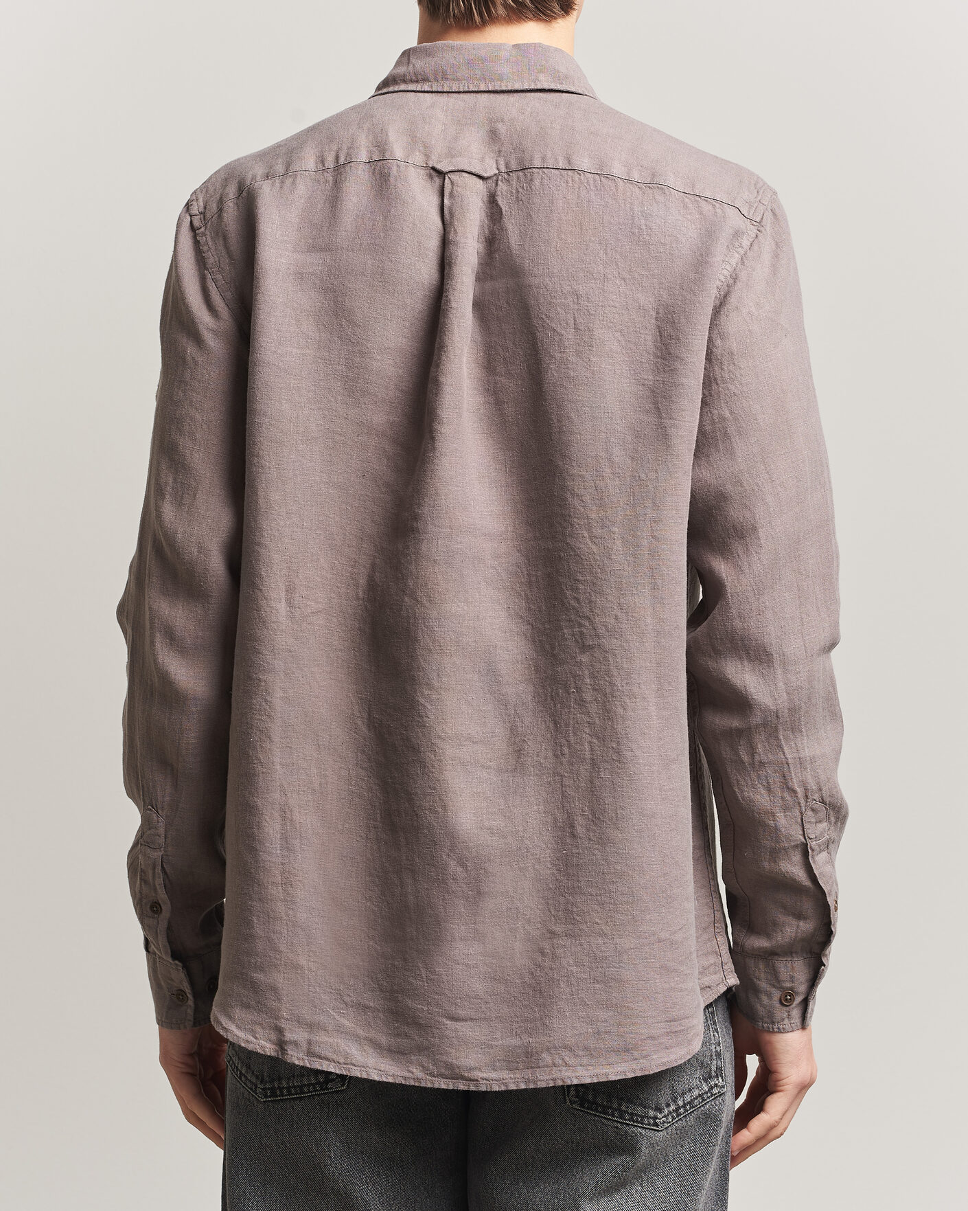 Hombres | Camisas | Belstaff | Scale Linen Shirt Asphalt