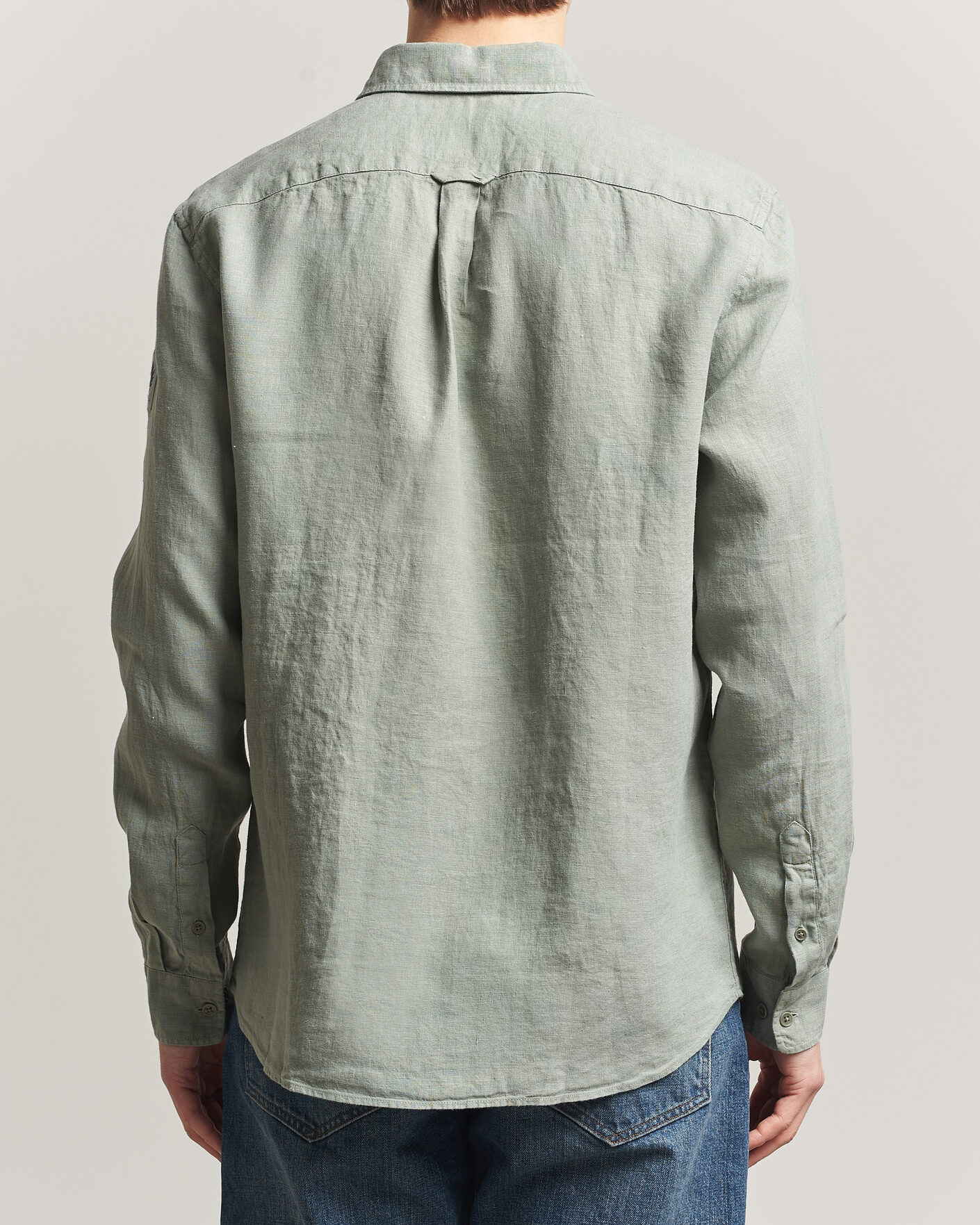 Hombres | Camisas | Belstaff | Scale Linen Shirt Lichen