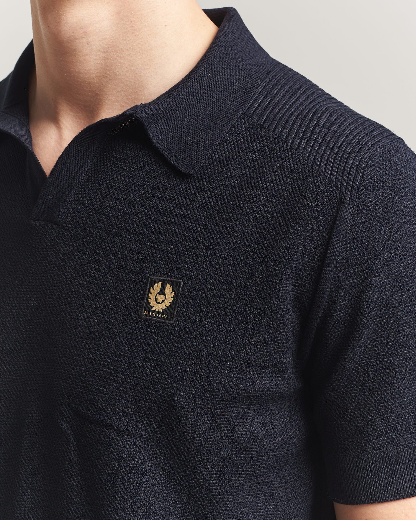 Hombres | Polos | Belstaff | Coast Knitted Polo Dark Ink