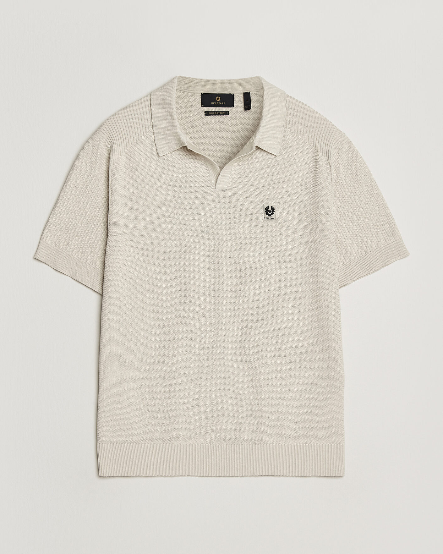 Hombres | Polos | Belstaff | Coast Knitted Polo Silver Birch