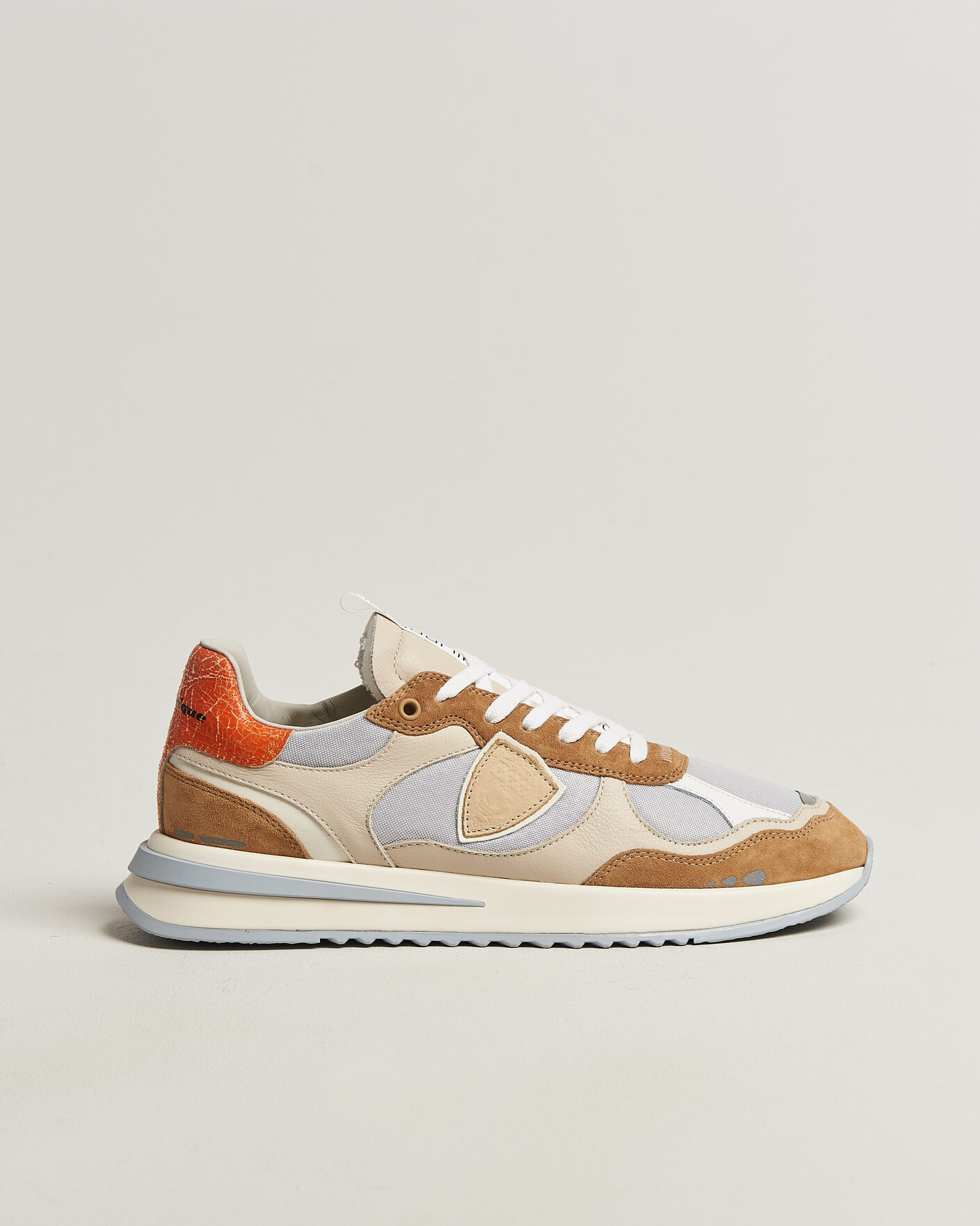 Hombres | Zapatillas | Philippe Model | Olympique Running Sneaker Grey/Brown
