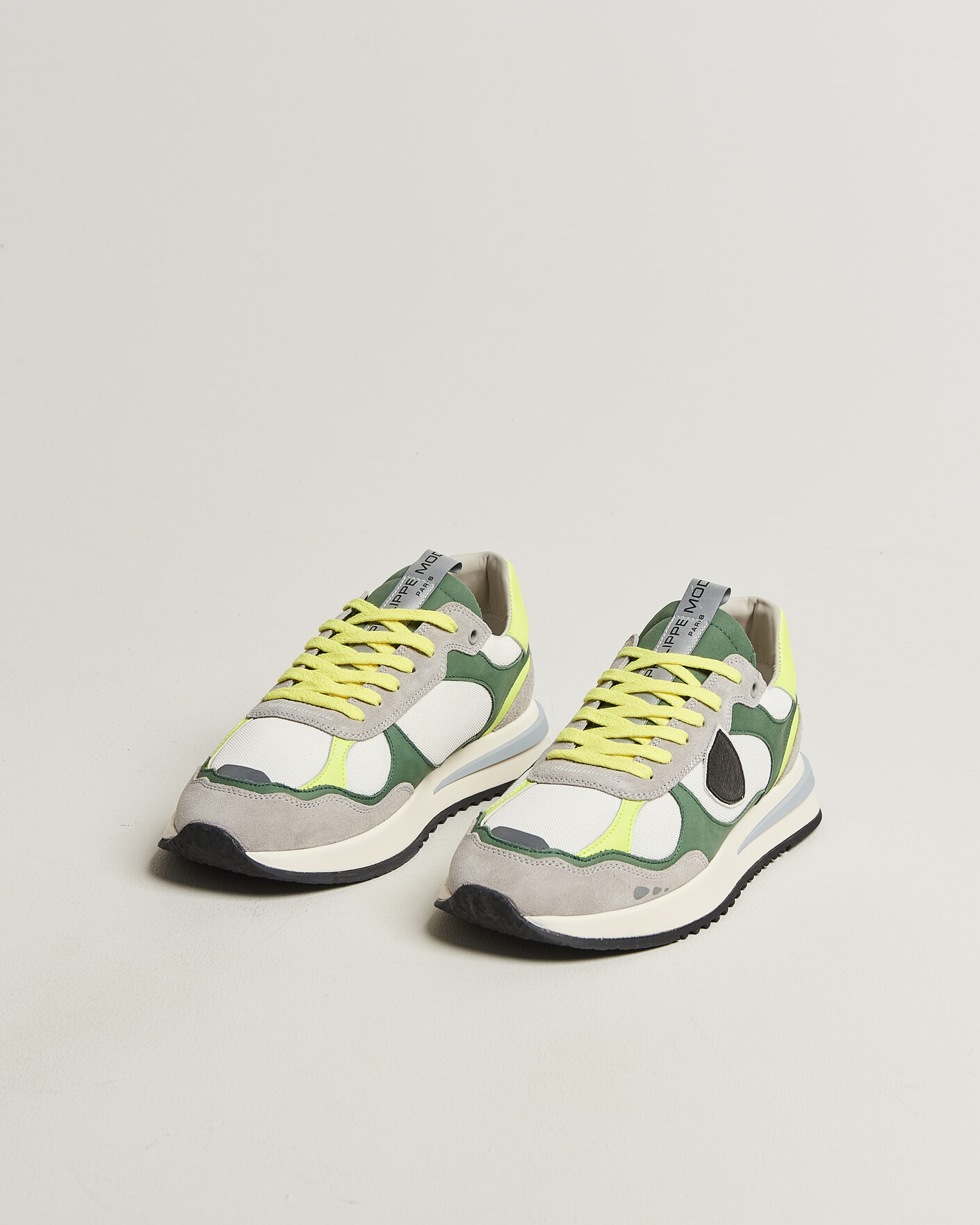 Hombres | Zapatillas | Philippe Model | Olympique Running Sneaker White/Green