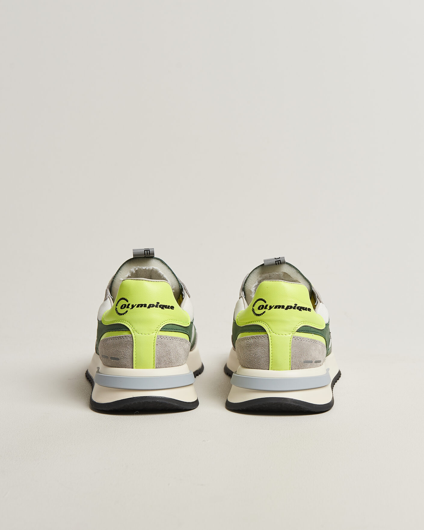 Hombres | Zapatillas | Philippe Model | Olympique Running Sneaker White/Green