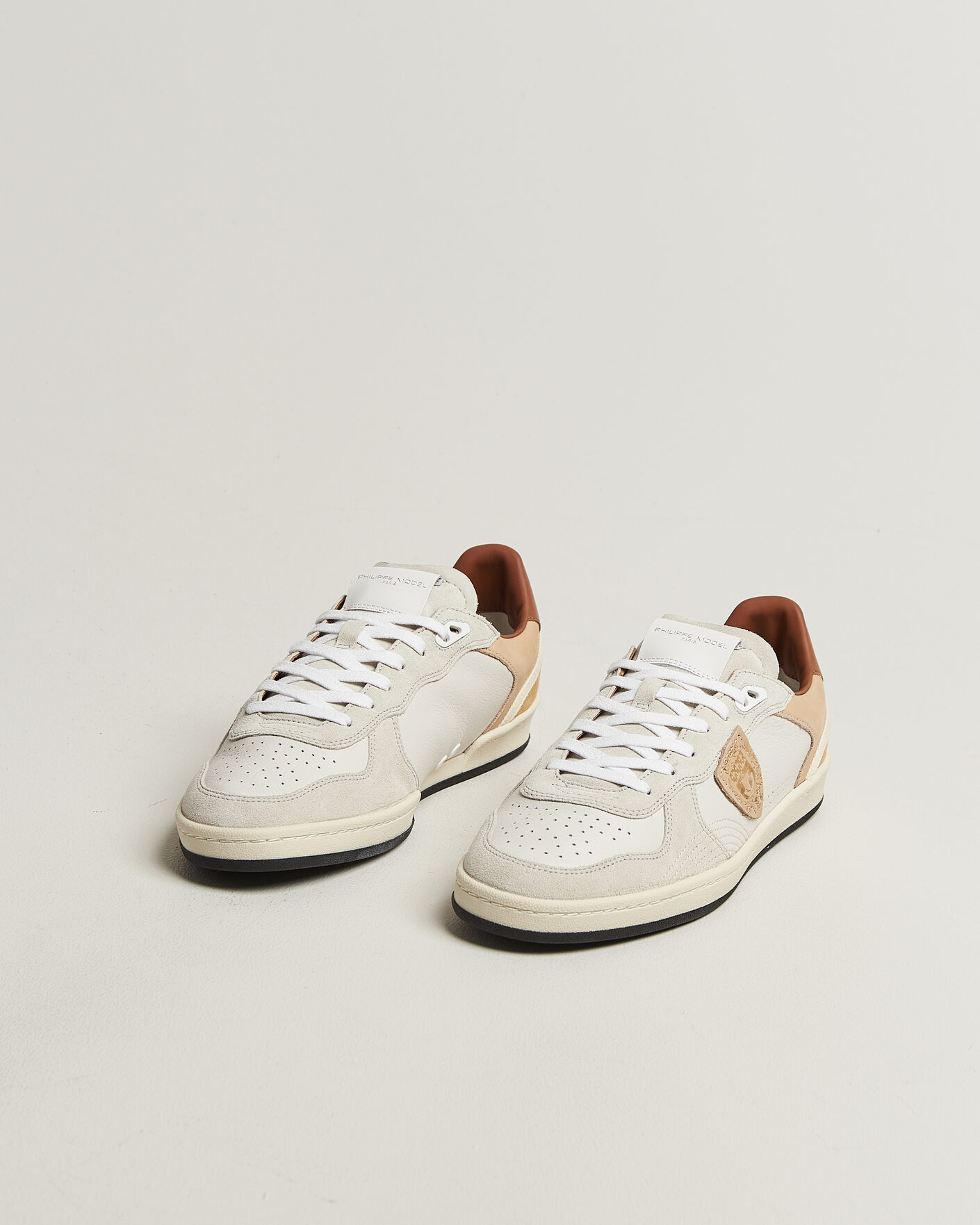 Hombres | Zapatillas | Philippe Model | Pgal Low Leather Sneaker Light Brown