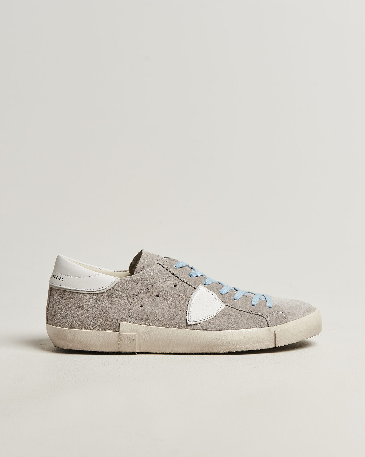Hombres | Zapatillas | Philippe Model | PRSX Low Top Canvas Mix Sneaker Grey/White