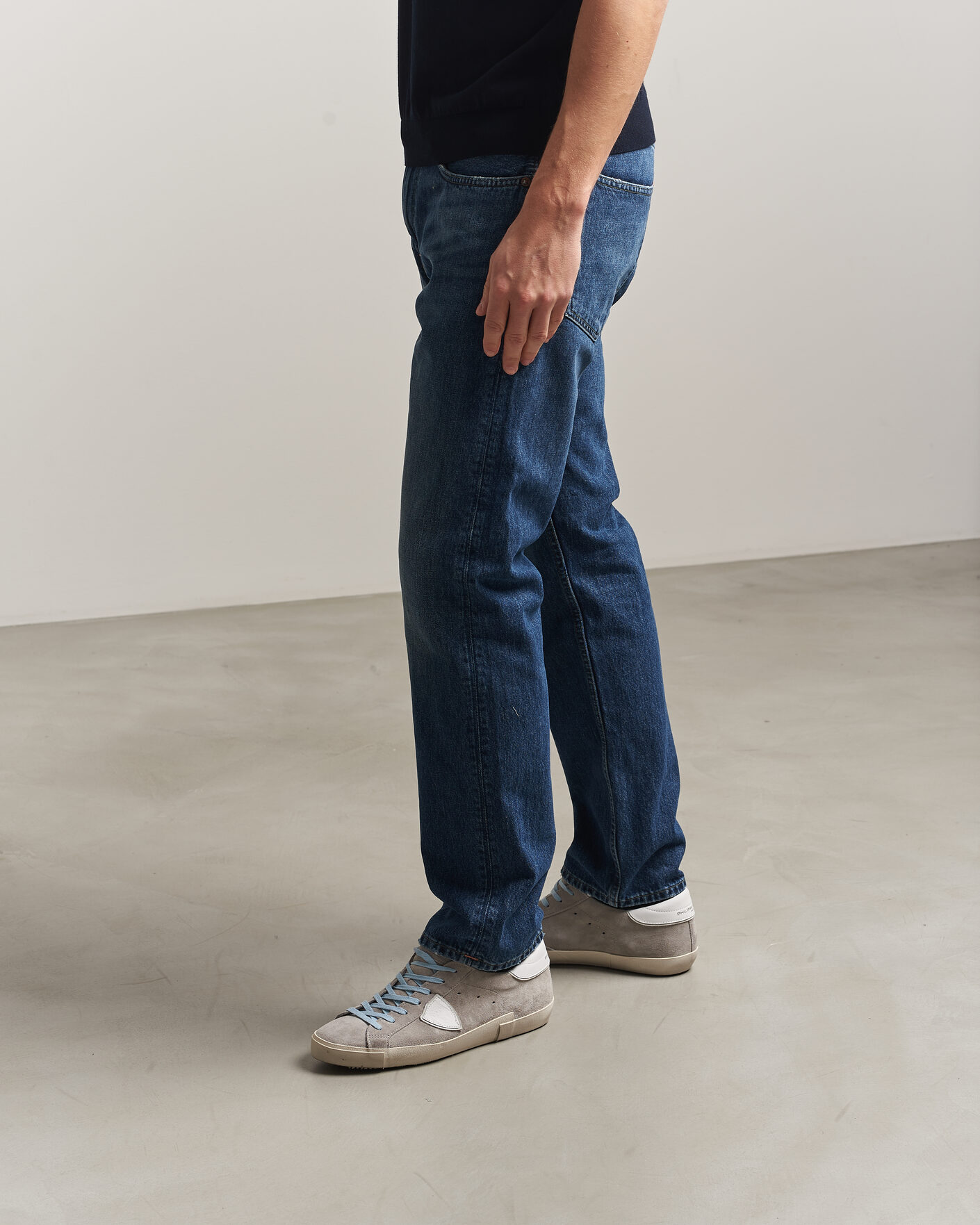 Hombres | Zapatillas | Philippe Model | PRSX Low Top Canvas Mix Sneaker Grey/White